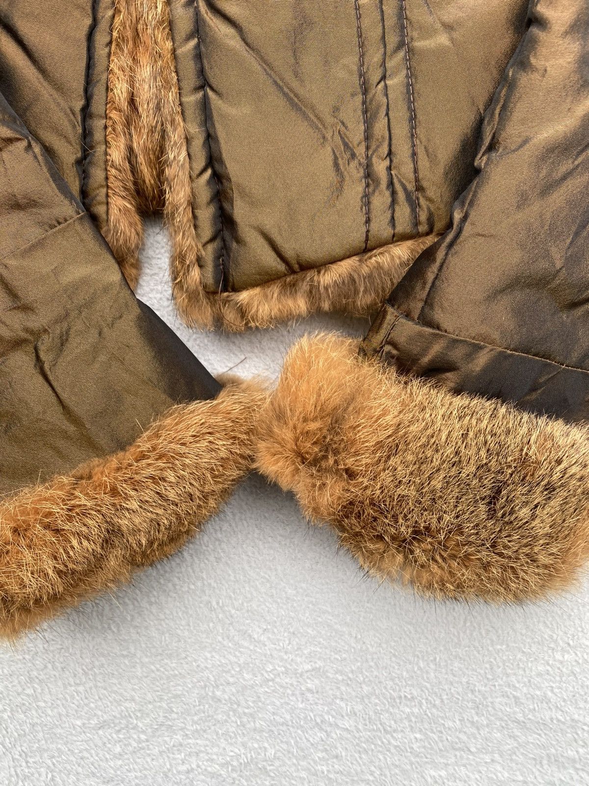 MR & MRS ITALY W Les Femme- Fur Aviator Jacket Size M / US 6-8 / IT 42-44 - 6 Thumbnail