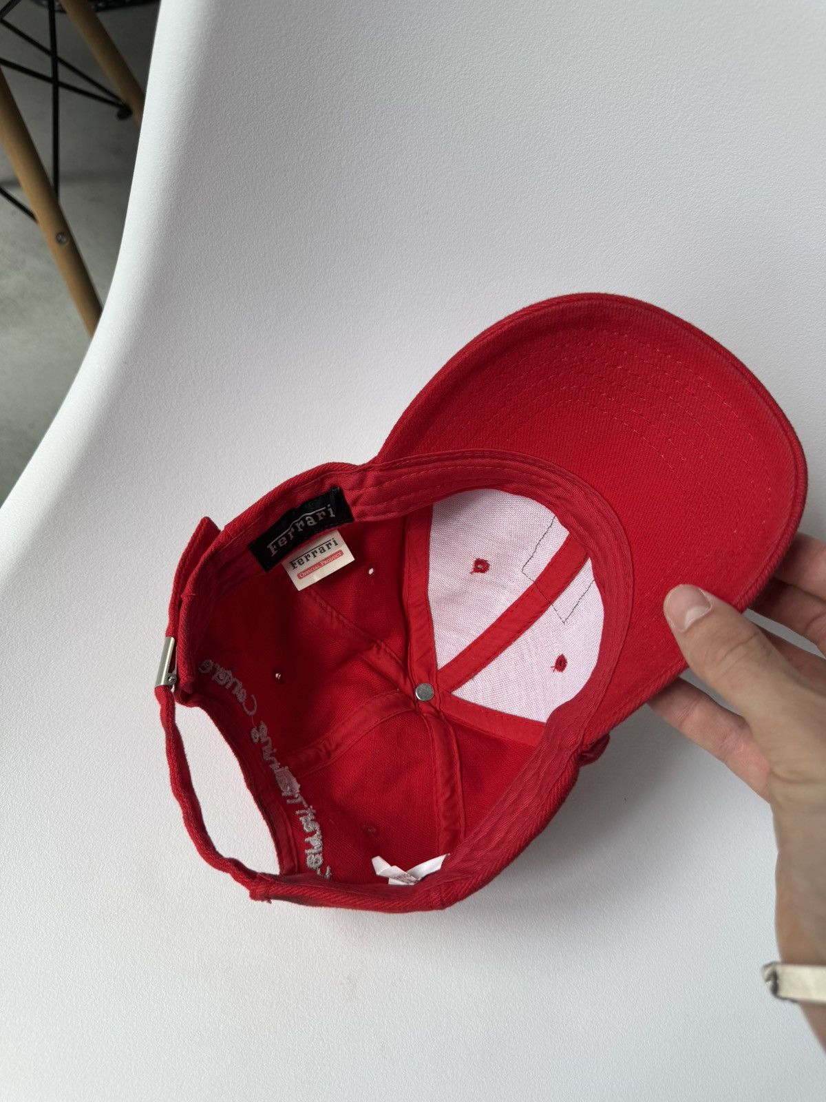 Ferrari Ferrari Italy Racing Vintage Official Red Cap Size ONE SIZE - 7 Thumbnail
