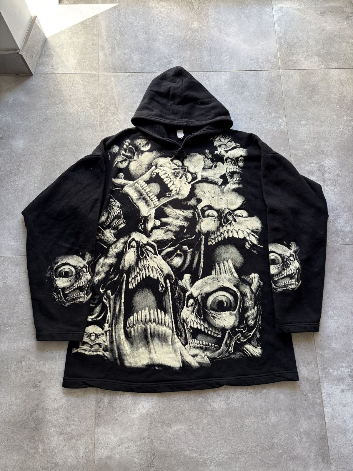 Other SCARY SKULL FACES HOODIE TRAVIS SCOTT STYLE Y2K Size US XL / EU 56 / 4 - 1 Thumbnail