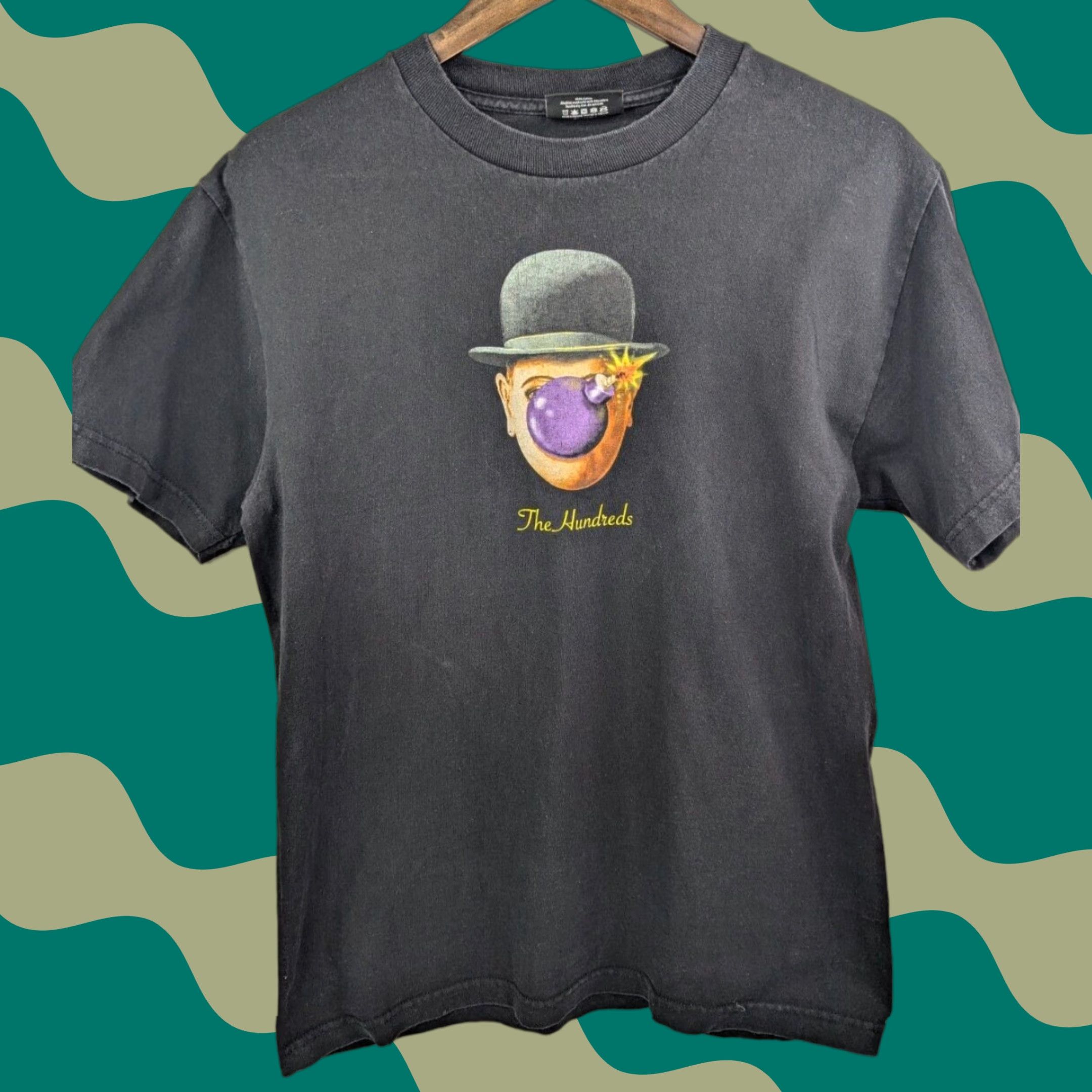The Hundreds The Hundreds Tee Black Man in bowler hat Logo T-Shirt M Men Crew Neck Short Sleeve Cotton Size US M / EU 48-50 / 2 - 1 Thumbnail