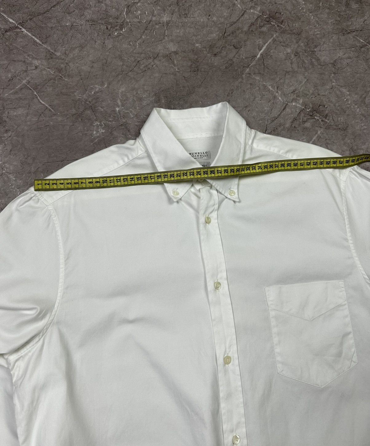 Brunello Cucinelli Brunello Cucinelli White Shirt Size L Size US L / EU 52-54 / 3 - 16 Thumbnail