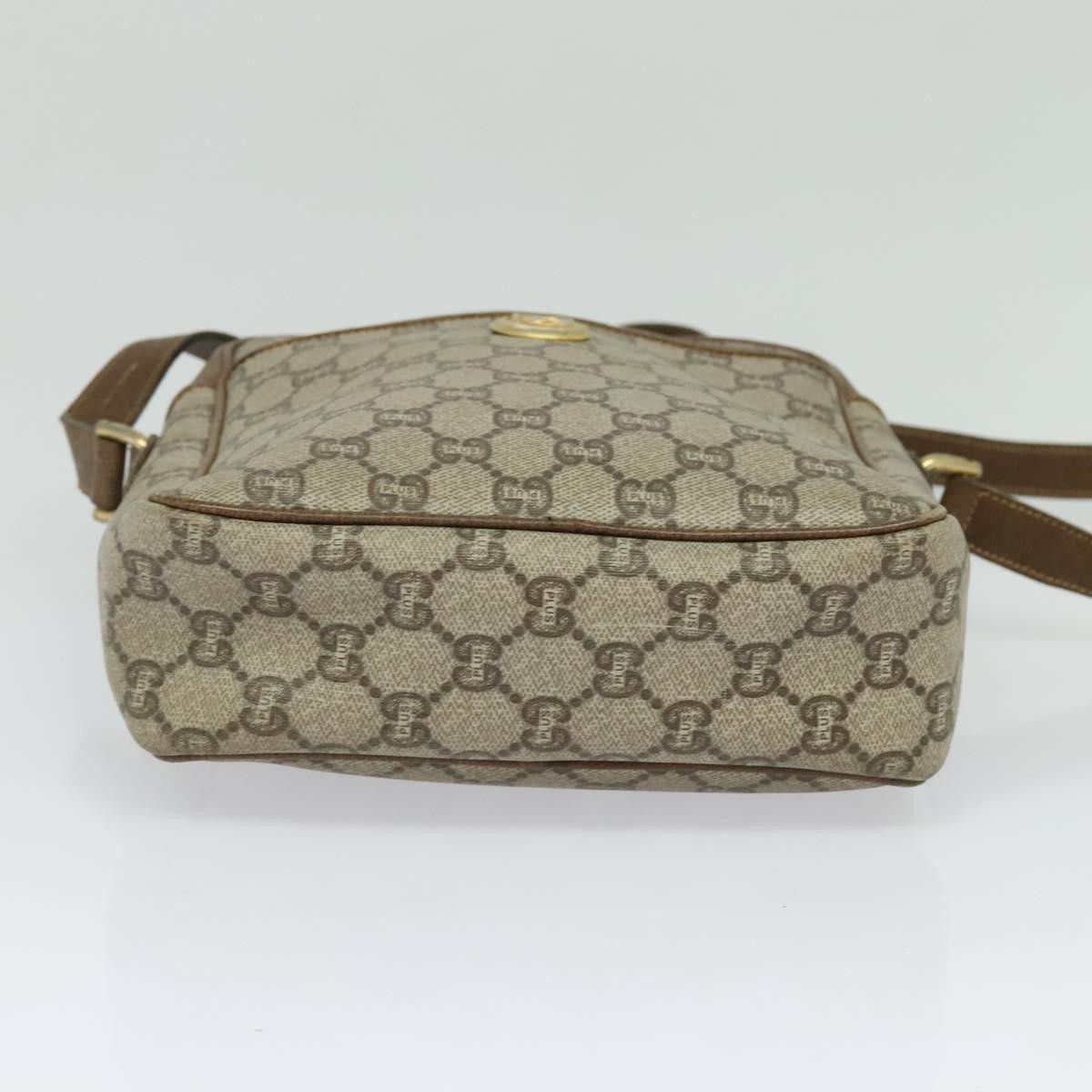 Gucci GUCCI GG Plus Supreme Shoulder Bag Pvc Beige Gold Size ONE SIZE - 9 Thumbnail
