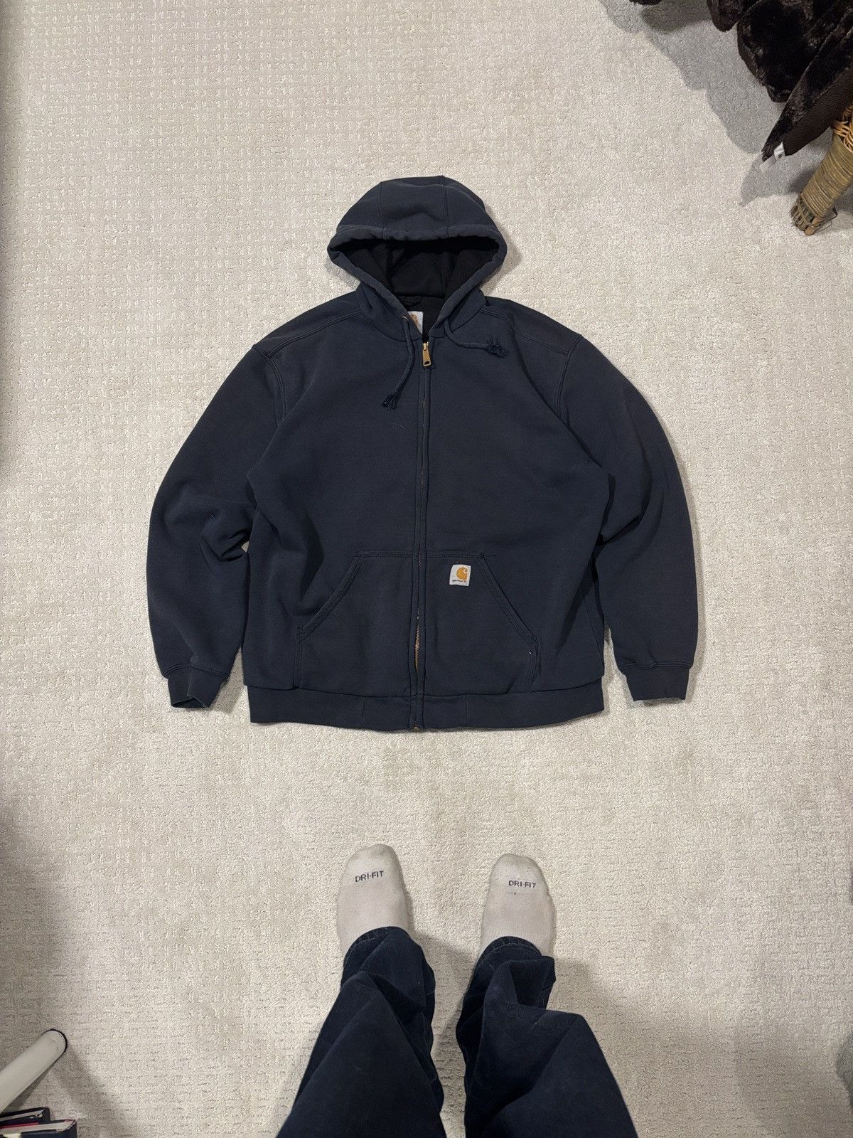 Carhartt Thermal lined Carhartt zip-up hoodie Size US L / EU 52-54 / 3 - 1 Thumbnail