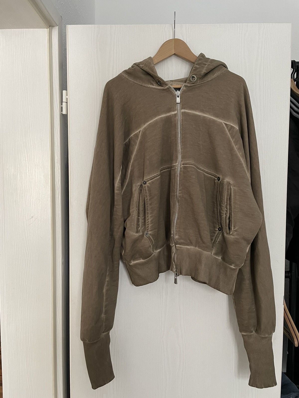 image of Shine Luxury „Megalomane“ Zip-Up/jacket in Brown, Men's (Size Large)