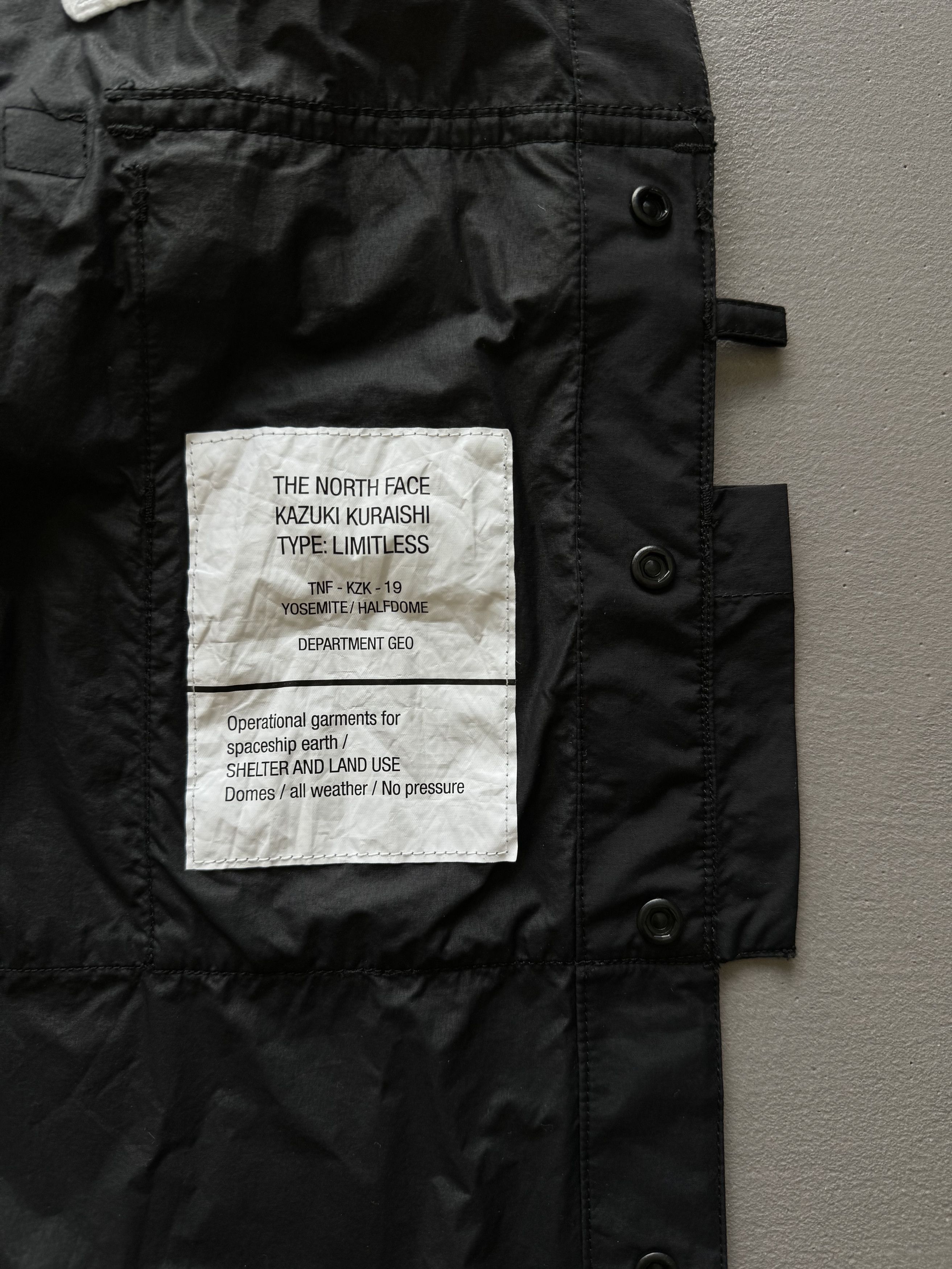 Kazuki Kuraishi × The North Face The North Face x Kazuki Kuraishi Black Series, Nylon Shirt Size US M / EU 48-50 / 2 - 6 Thumbnail