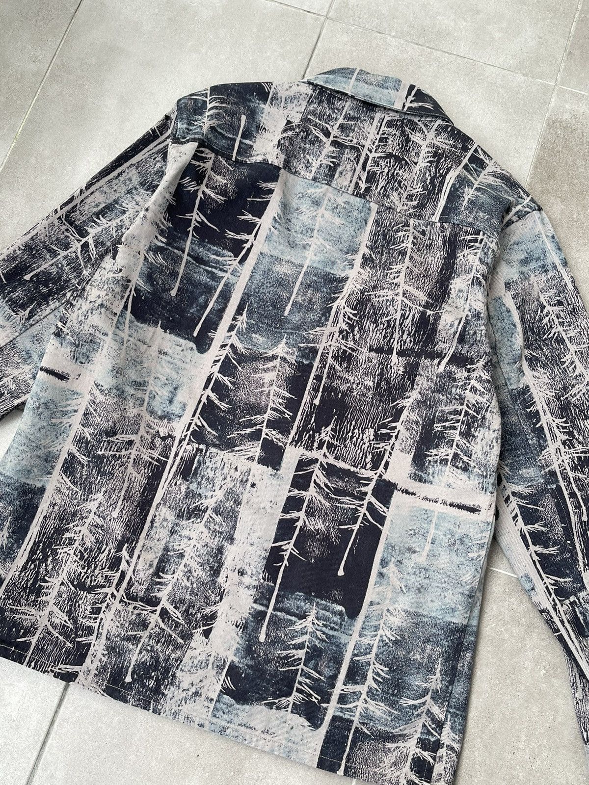 Paul Smith !DS! FW22 Paul Smith Grey Forest Summer Overshirt Jacket Size US M / EU 48-50 / 2 - 17 Thumbnail