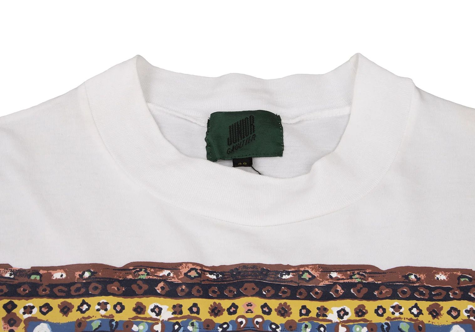 Jean Paul Gaultier Junior Gaultier Frame Print T-Shirt Off-White Multi 48 Size US M / EU 48-50 / 2 - 5 Thumbnail