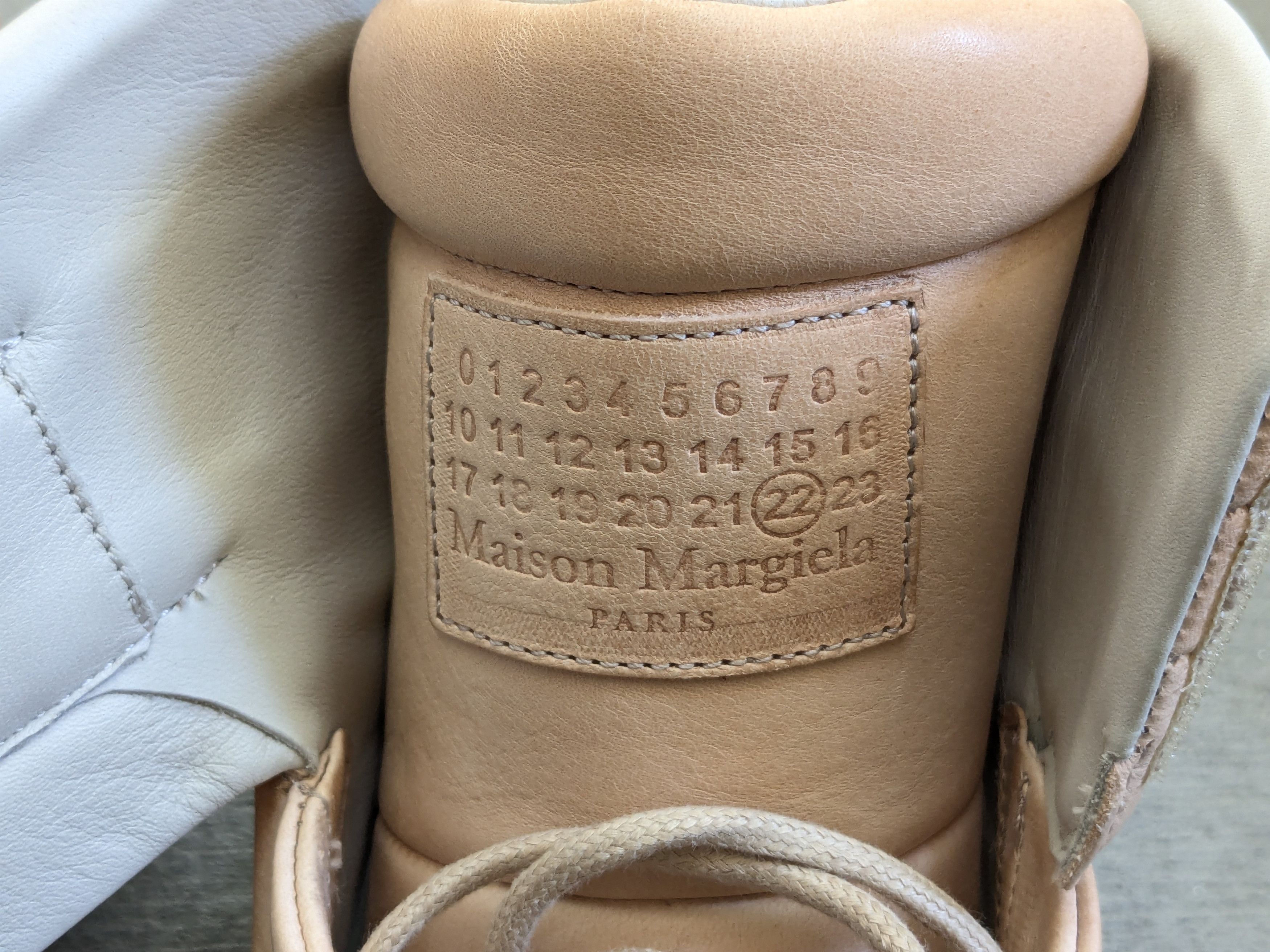 Maison Margiela Maison Margiela Future Nude Beige 14 47 Leather High Top Size US 14 / EU 47 - 7 Thumbnail