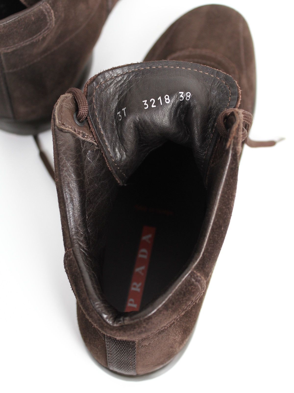 Prada Prada Sport Linea Rossa 00s Brown Suede Sneakers Size US 8 / IT 38 - 8 Thumbnail