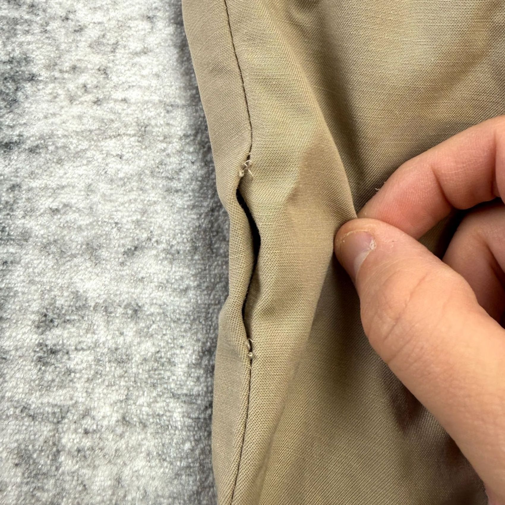 Lululemon Lululemon Commission Pants Mens 36x34 Khaki Stretch Performance Commute READ Size US 36 / EU 52 - 4 Thumbnail
