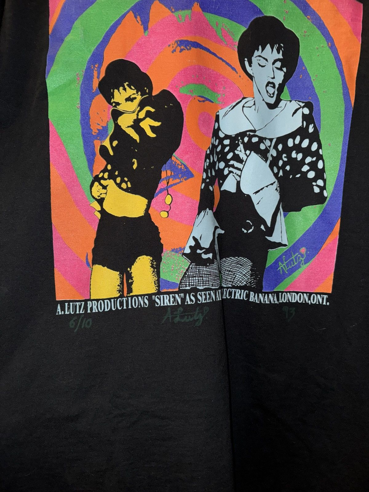 Vintage 6/10 Edition Vintage FOTL A.Lutz “Siren” Graphic Tee Size US XL / EU 56 / 4 - 4 Thumbnail