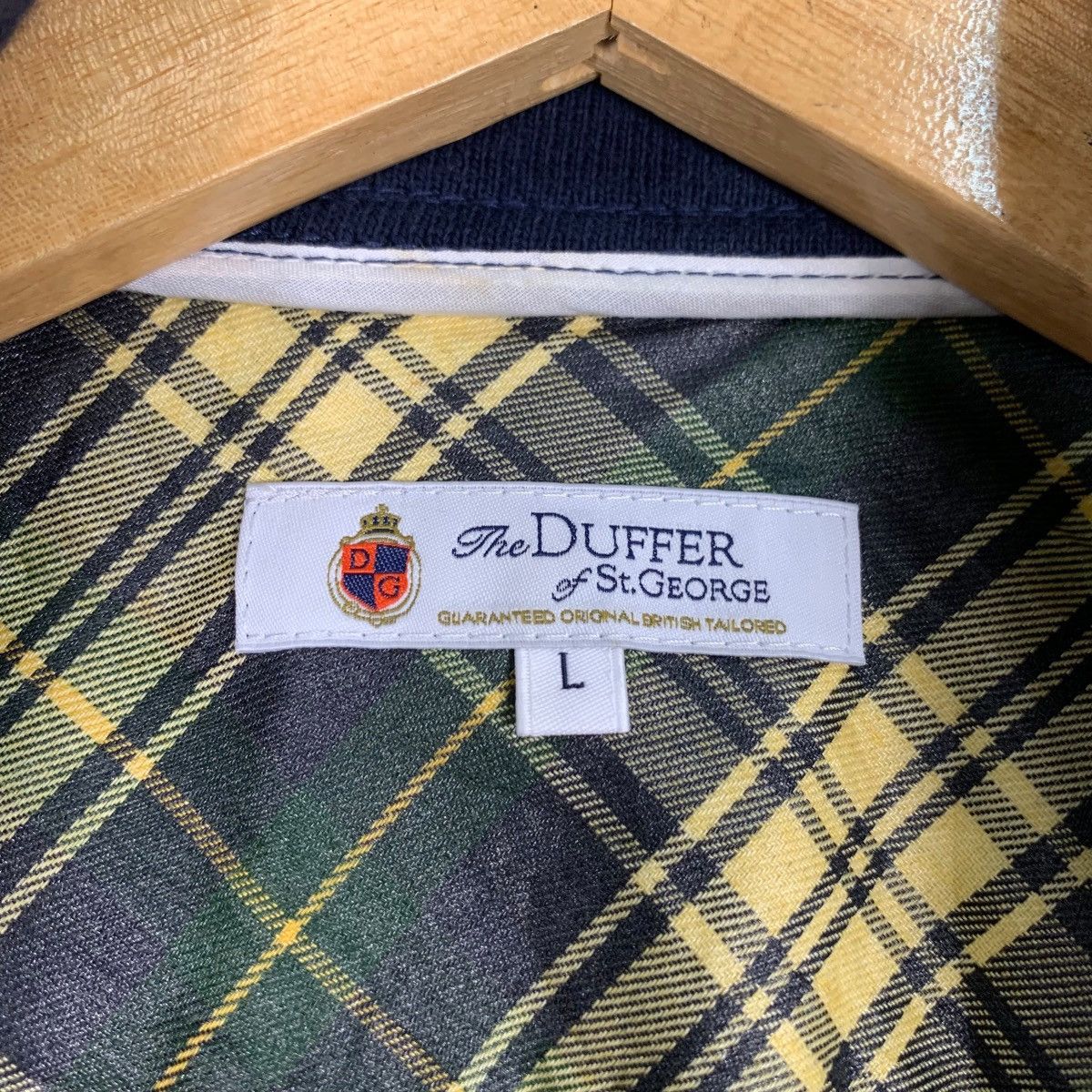 Japanese Brand THE DURFFER of St George Checked Coach Jacket #1095-C50 Size US L / EU 52-54 / 3 - 16 Thumbnail