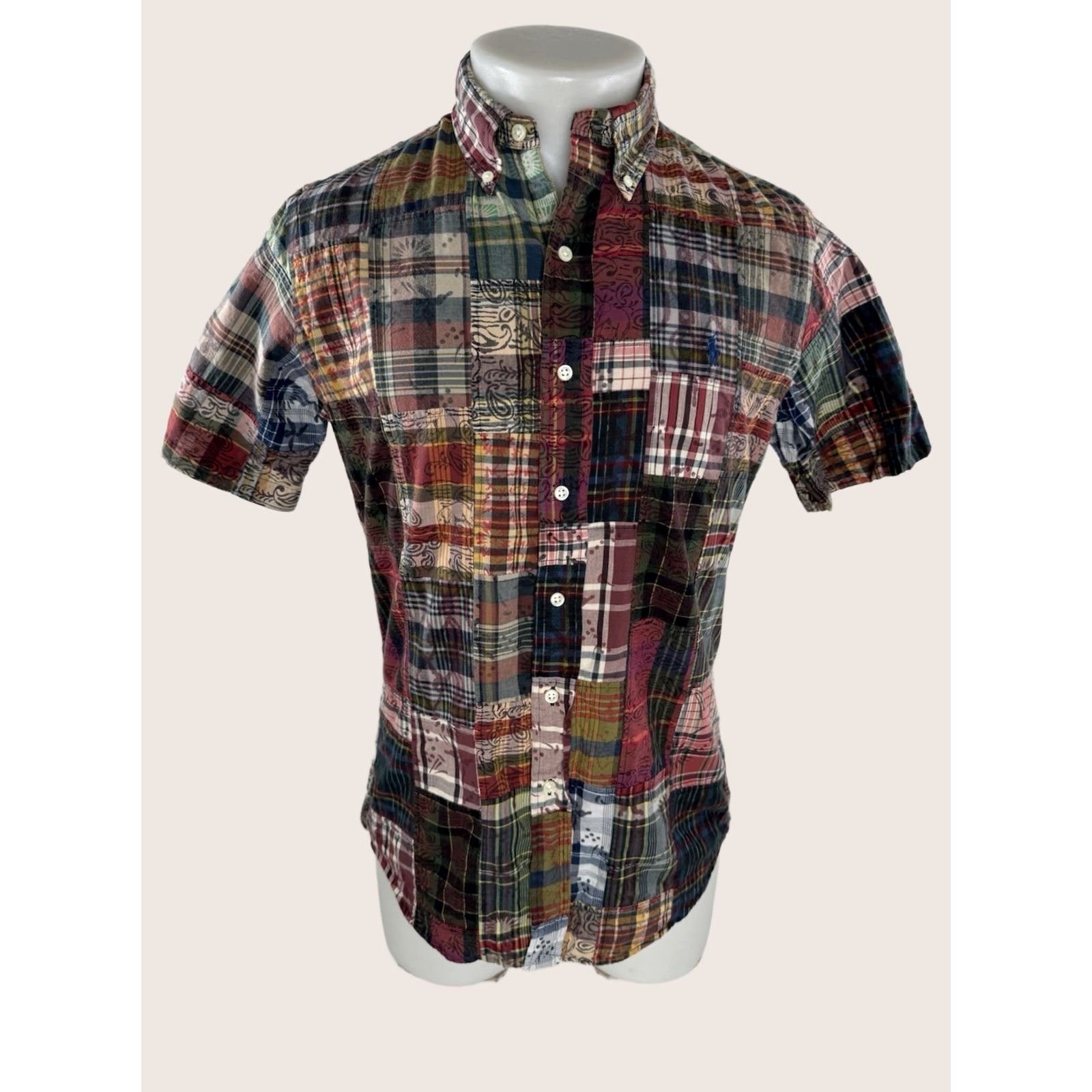 Ralph Lauren Ralph Lauren Patchwork Paisley Custom Fit Mens S Shirt Size US S / EU 44-46 / 1 - 1 Thumbnail