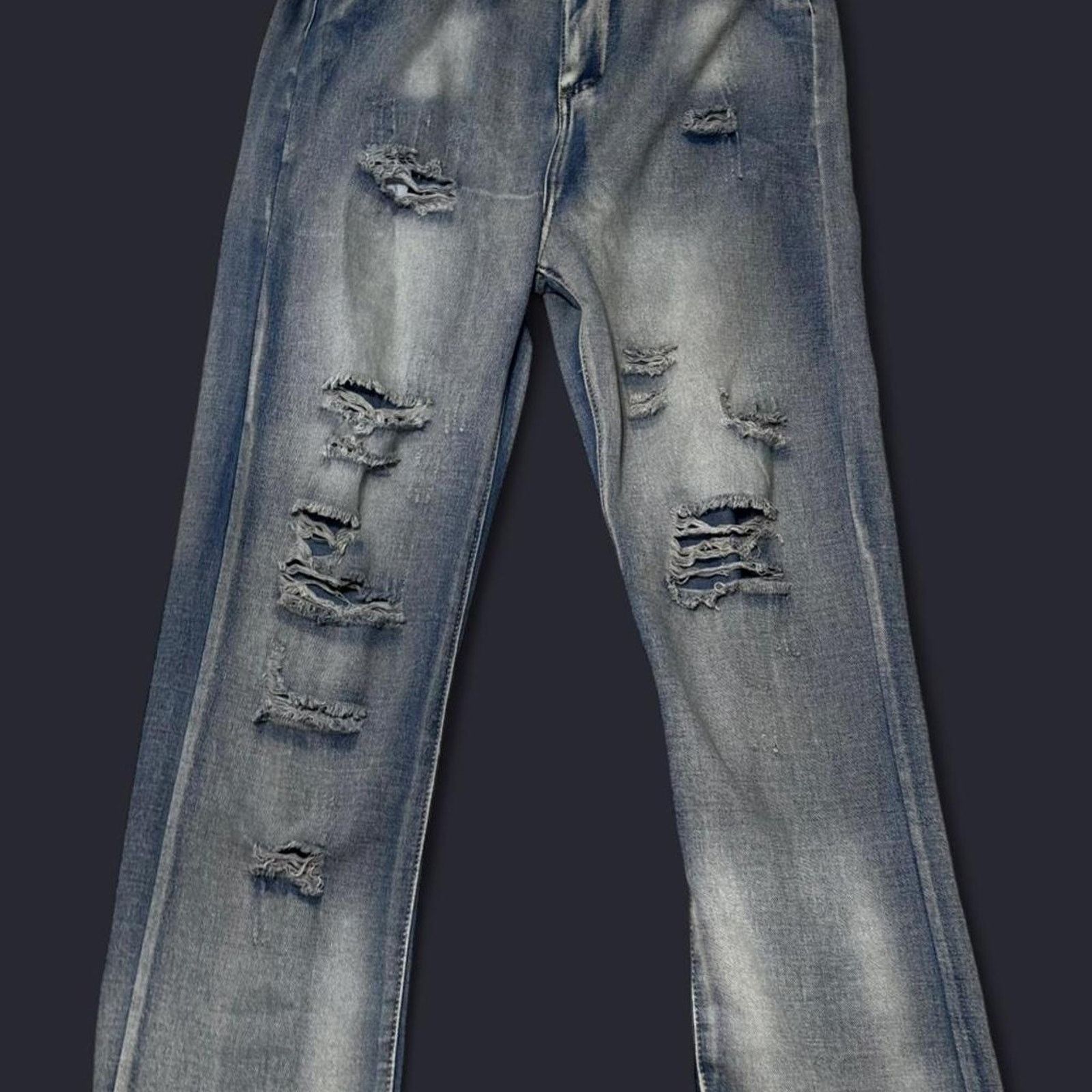 Other Distressed denim blue jeans Size US 30 / EU 46 - 1 Thumbnail