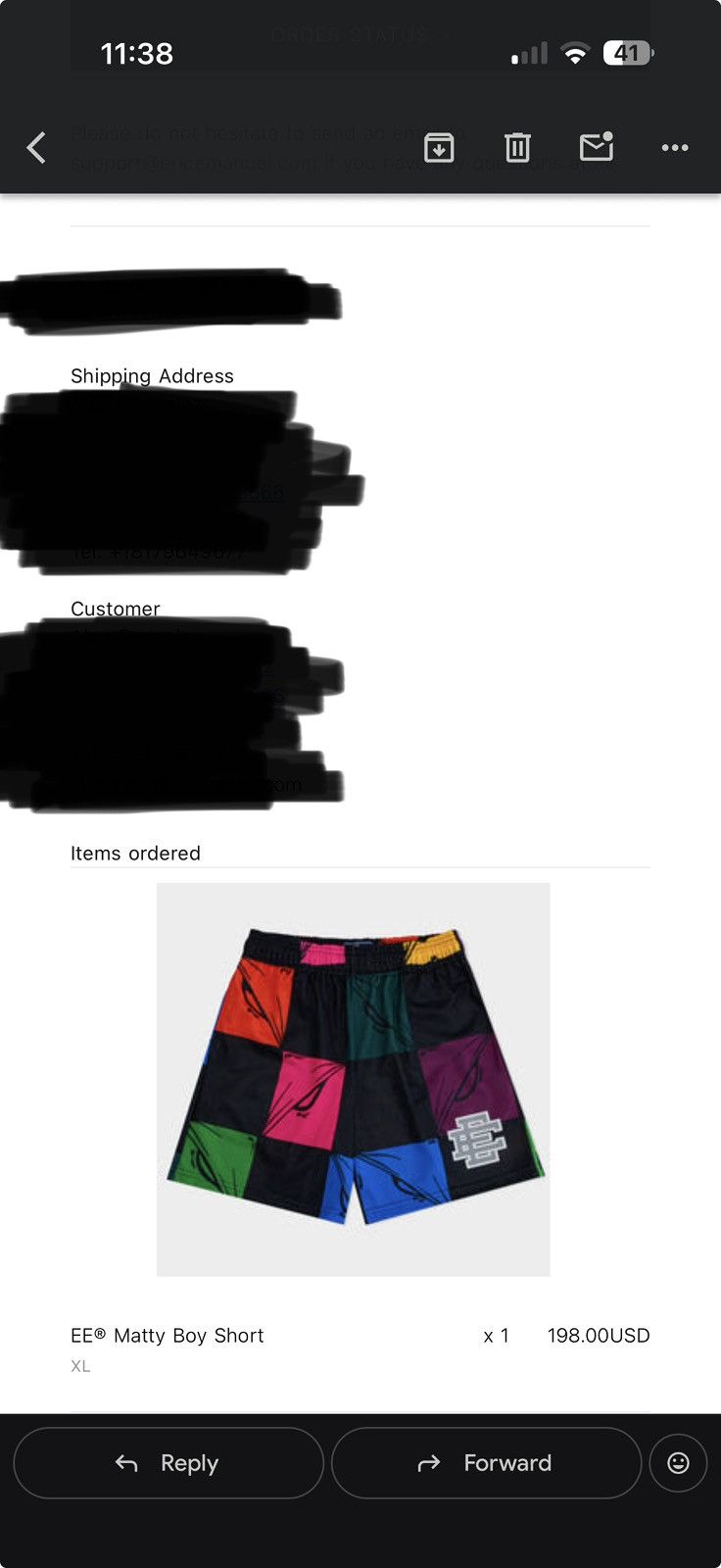 Eric Emanuel Eric Emanuel Matty Boy Multi-Color Basic Shorts Size XL Size US 36 / EU 52 - 4 Thumbnail