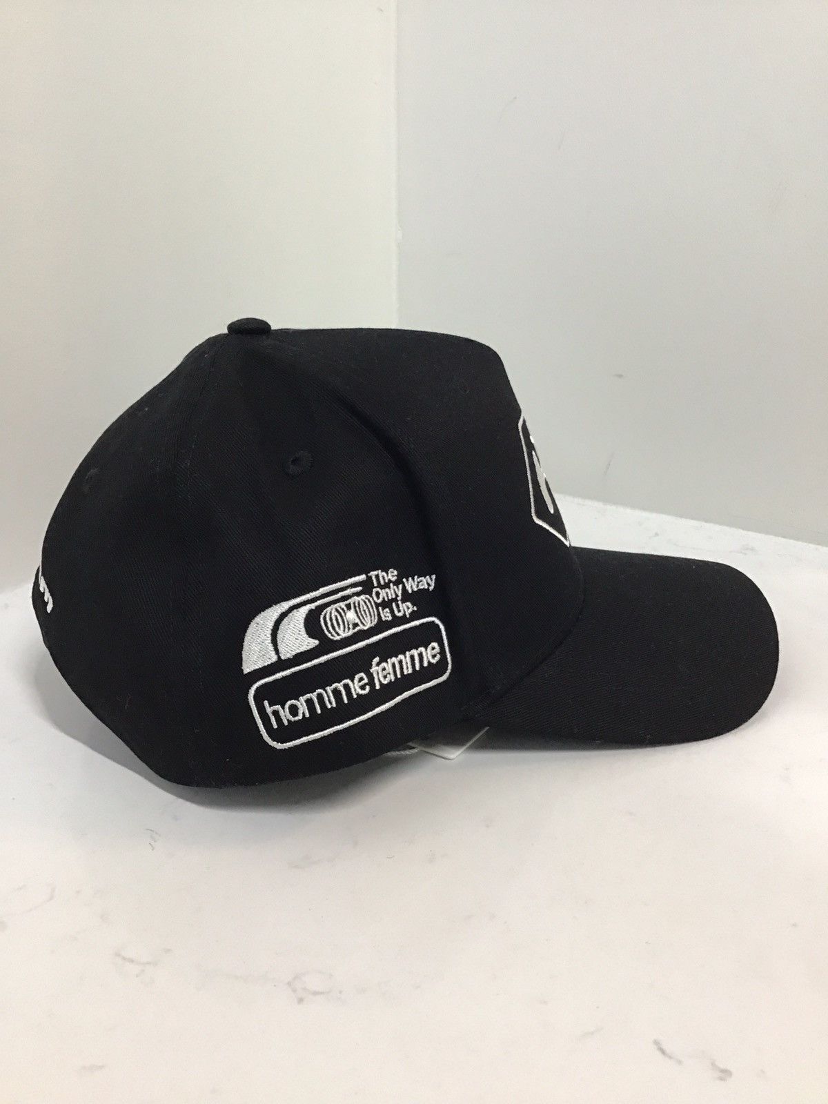 Homme + Femme La HOMME + FEMME LA Performance Hat Ultra Black Size ONE SIZE - 3 Thumbnail