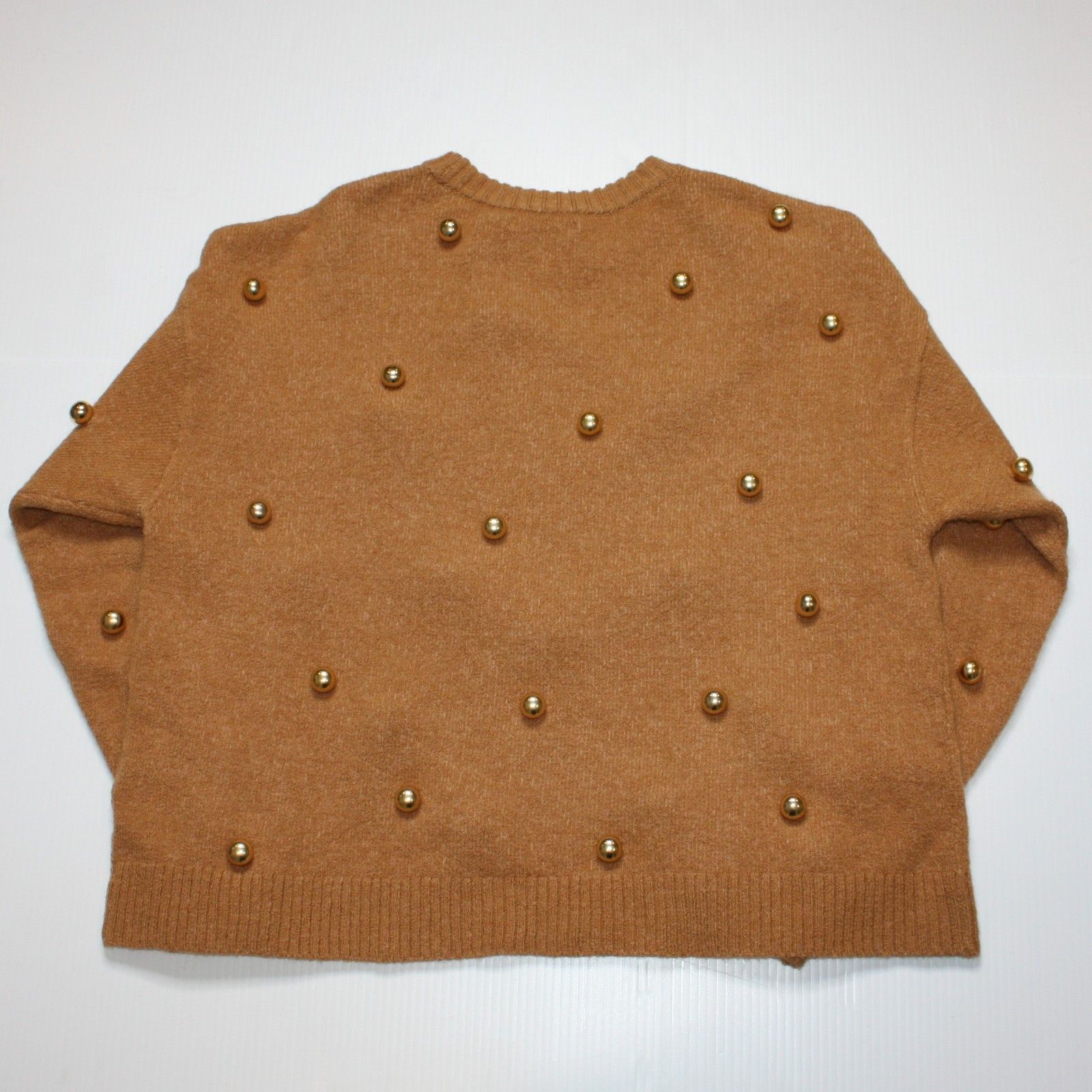 Alice + Olivia Gleeson Metal Ball Pullover Sweater size M NWT MSRP $495 Size M / US 6-8 / IT 42-44 - 10 Thumbnail