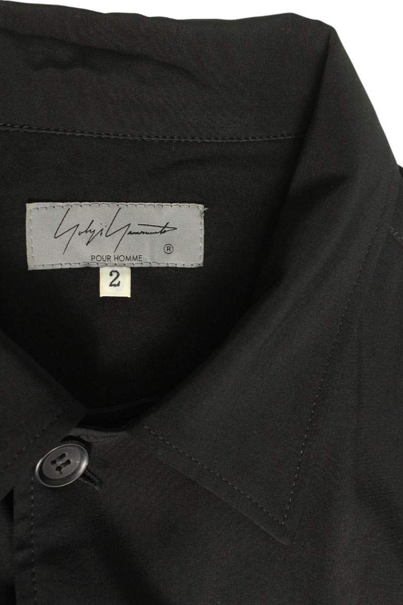 Yohji Yamamoto Yohji Yamamoto POUR HOMME 23SS Open-collar tuxedo shirt Size US M / EU 48-50 / 2 - 3 Thumbnail
