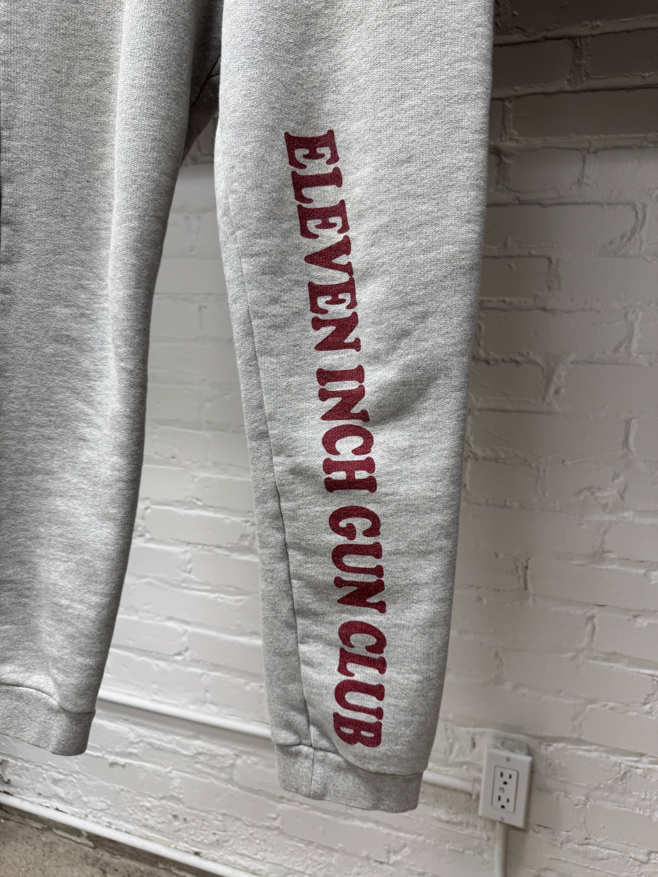 Vetements AW2017 Vetements ‘11 Inch Gun Club’ Grey Cotton Sweatpants Size US 27 - 2 Thumbnail