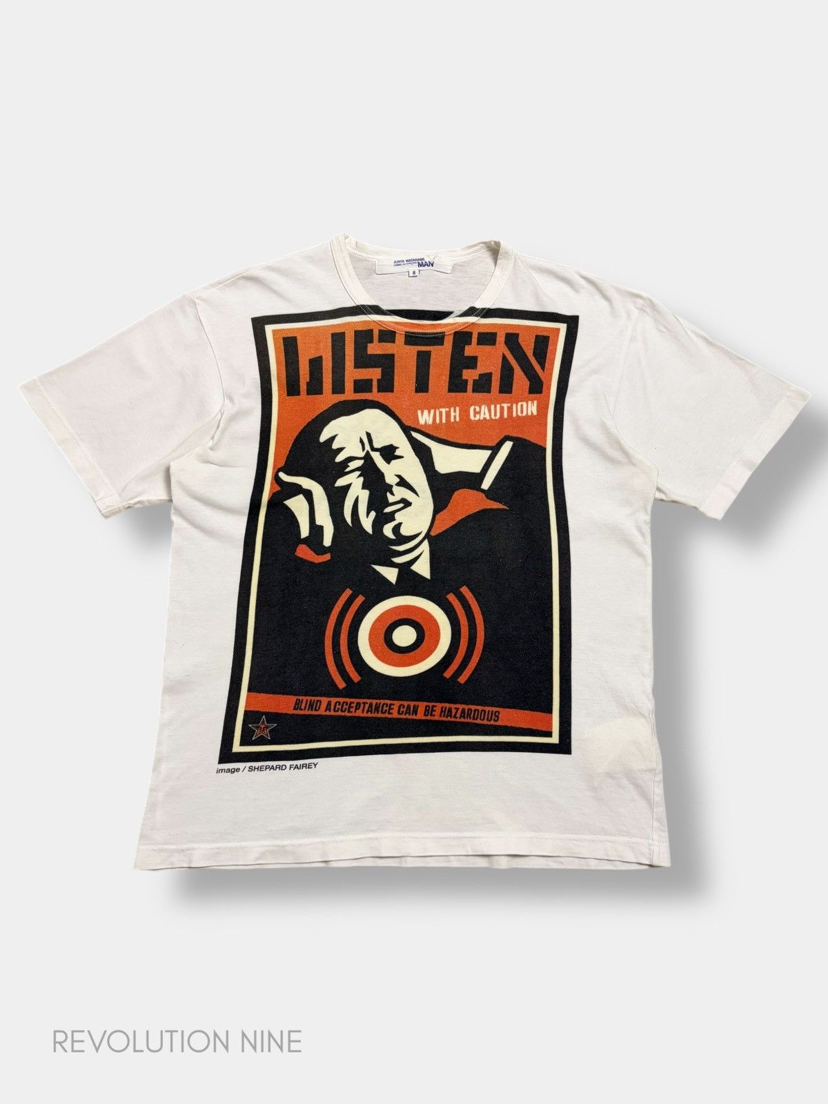 Junya Watanabe Comme des Garçon x Junya Watanabe FW02 listen dazed tshirt Size US S / EU 44-46 / 1 - 1 Thumbnail