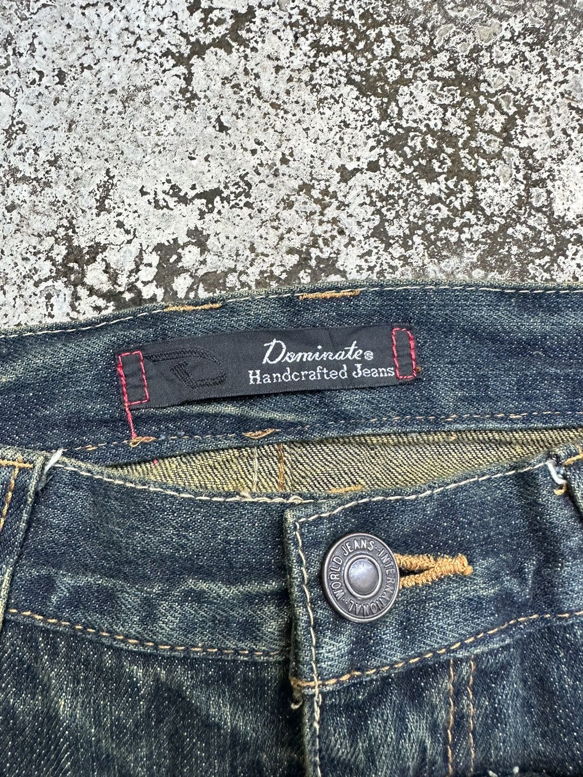 PPFM Double Waist Dominate Handcrafted Rusty Denim 32x31 F64 Size US 32 / EU 48 - 7 Thumbnail