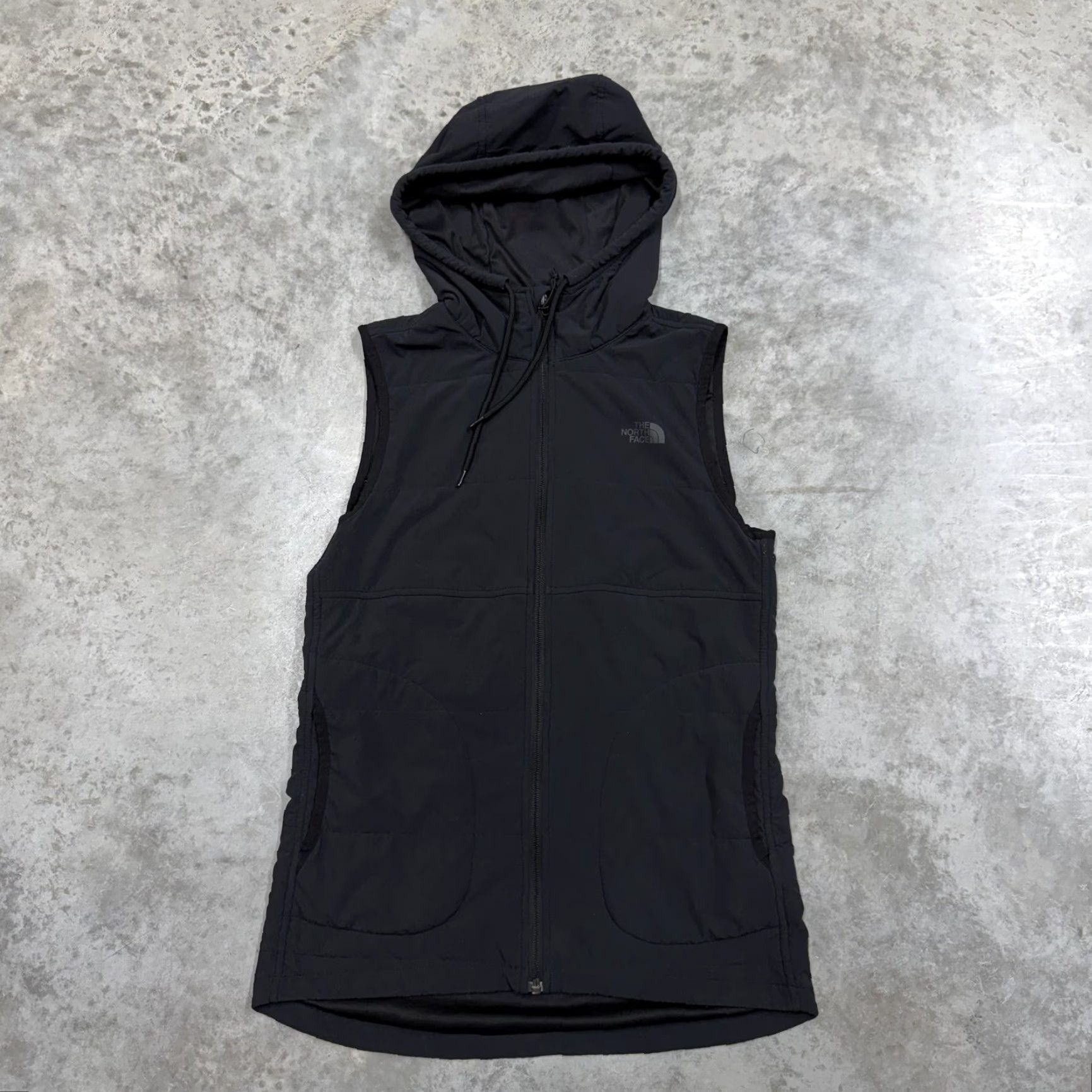 The North Face VEST The North Face Womens XS Black Hooded Softshell Full Zip Insulated Warm Size XS / US 0-2 / IT 36-38 - 2 Thumbnail