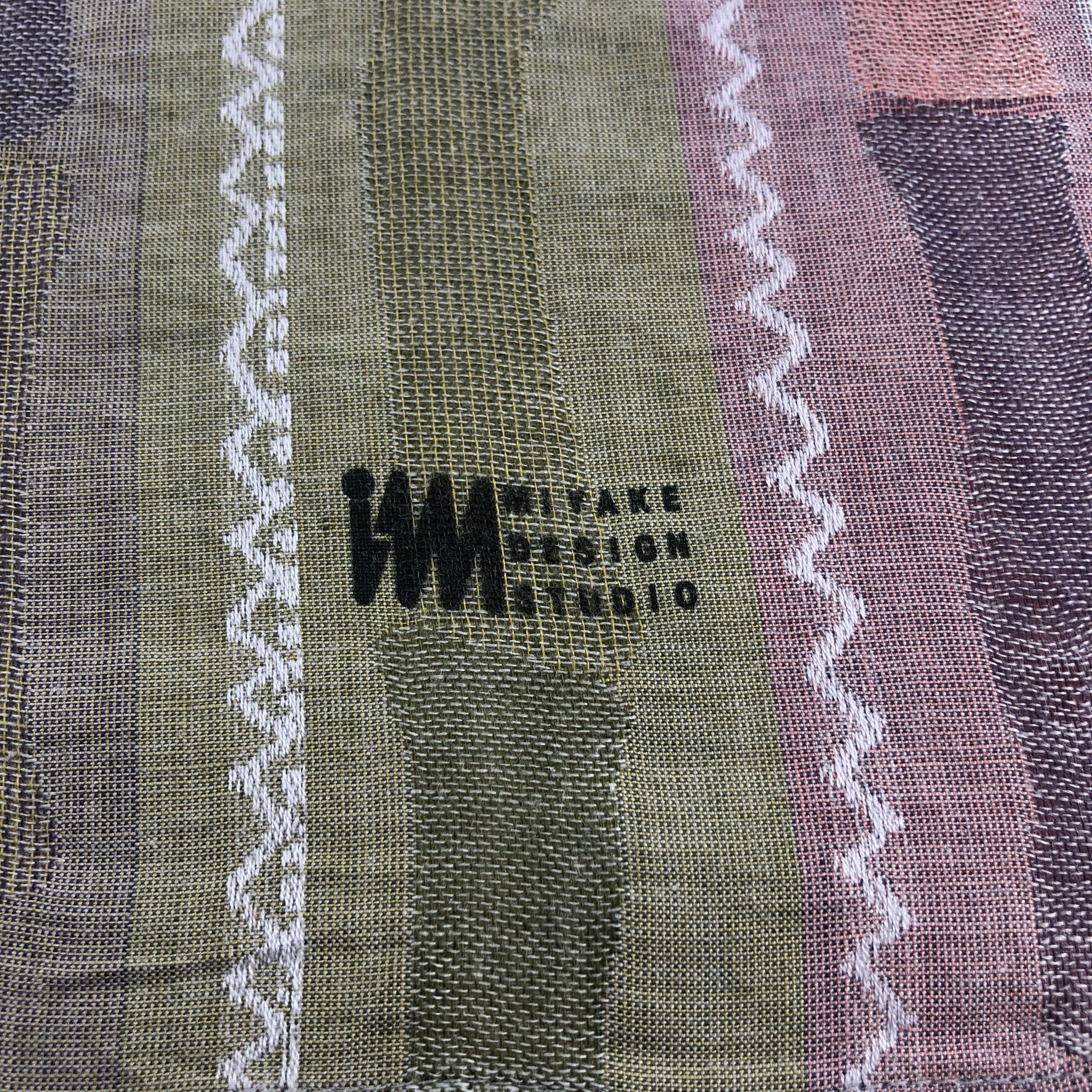 Issey Miyake × Vintage Issey Miyake Handkerchief Geometric Print H2540 Size ONE SIZE - 3 Thumbnail