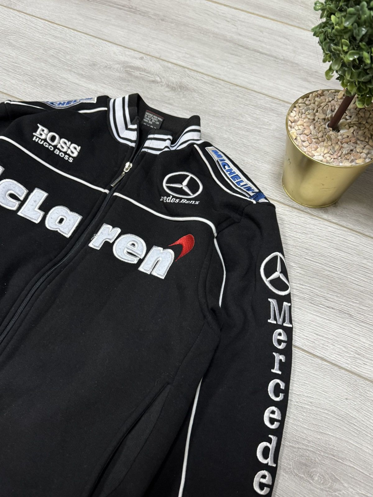 Mercedes-Benz Mclaren vintage BOSS Mercedes zip sweatshirt Size US S / EU 44-46 / 1 - 4 Thumbnail