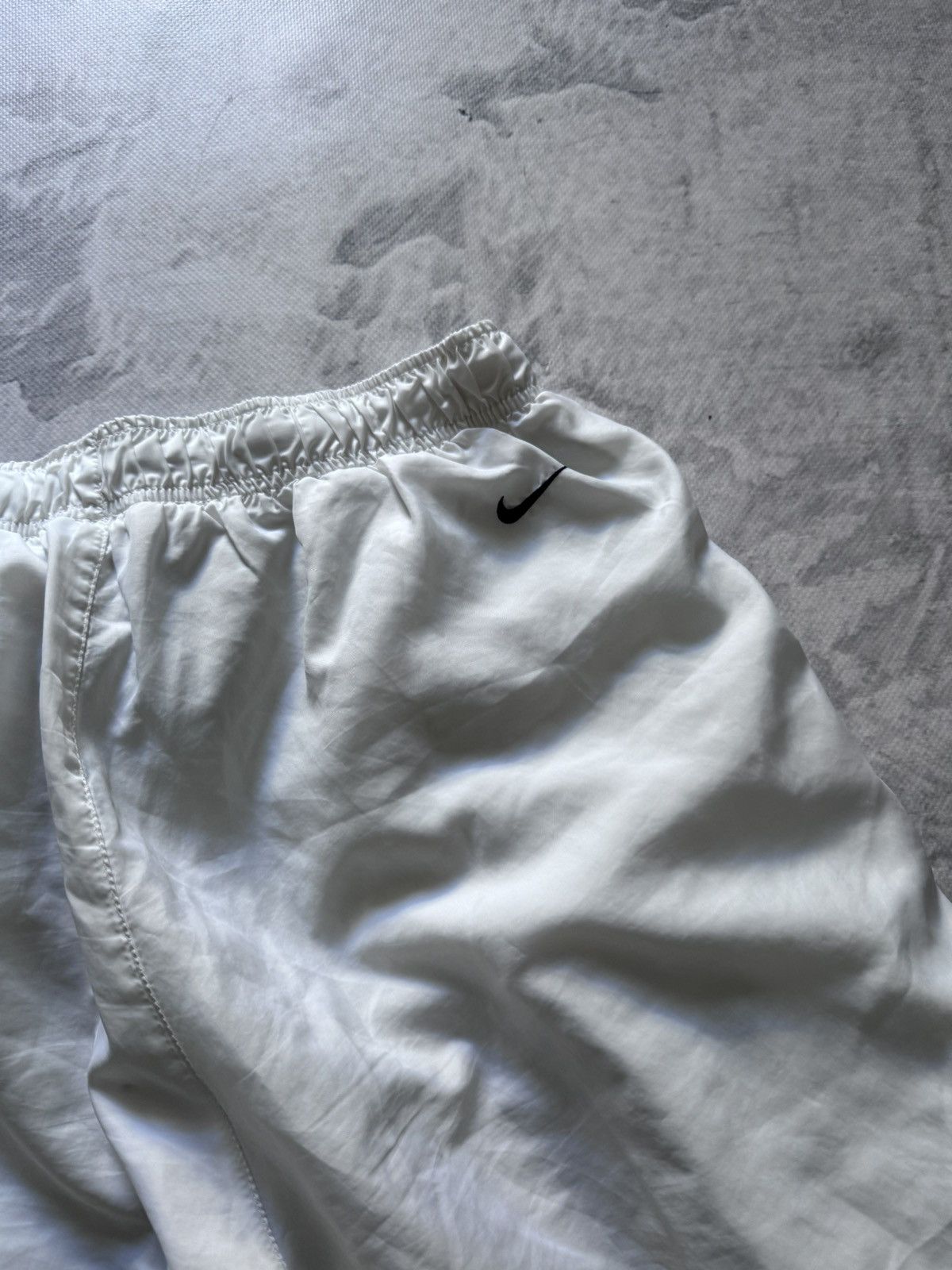 Nike × Vintage 00s Nike Vintage Nylon Joggers Baggy Pants Drill Size US 33 - 7 Thumbnail