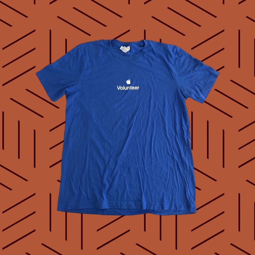 Apple VINTAGE Apple Mac Store Logo Employee? Shirt Adult L Blue Size US L / EU 52-54 / 3 - 1 Thumbnail