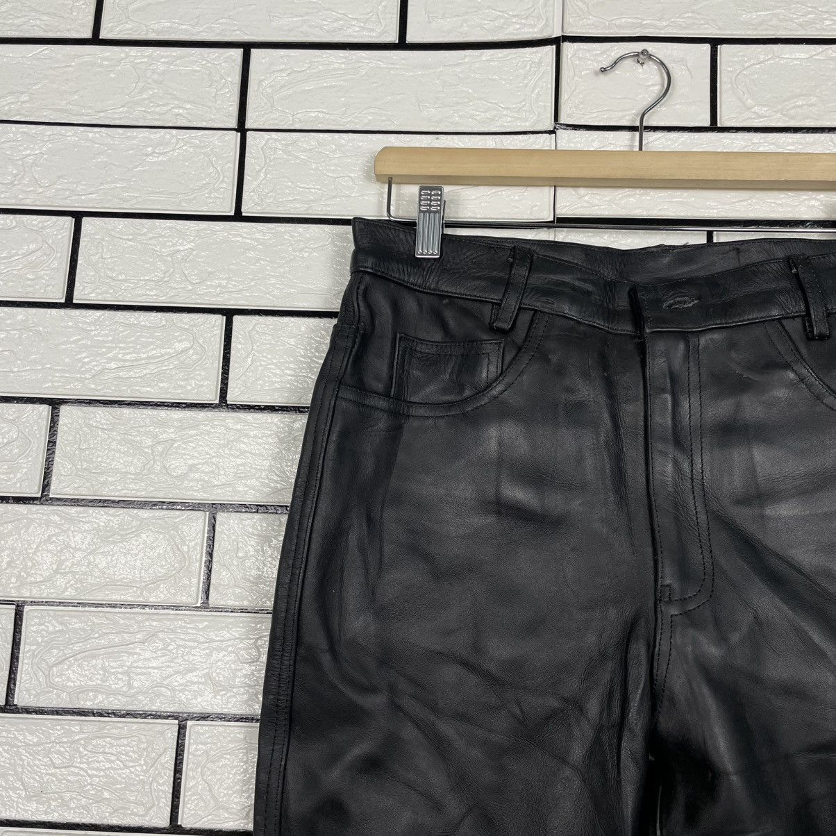 Japanese Brand Horn Work Motorcycle Riding Leather Pant Size US 32 / EU 48 - 6 Thumbnail