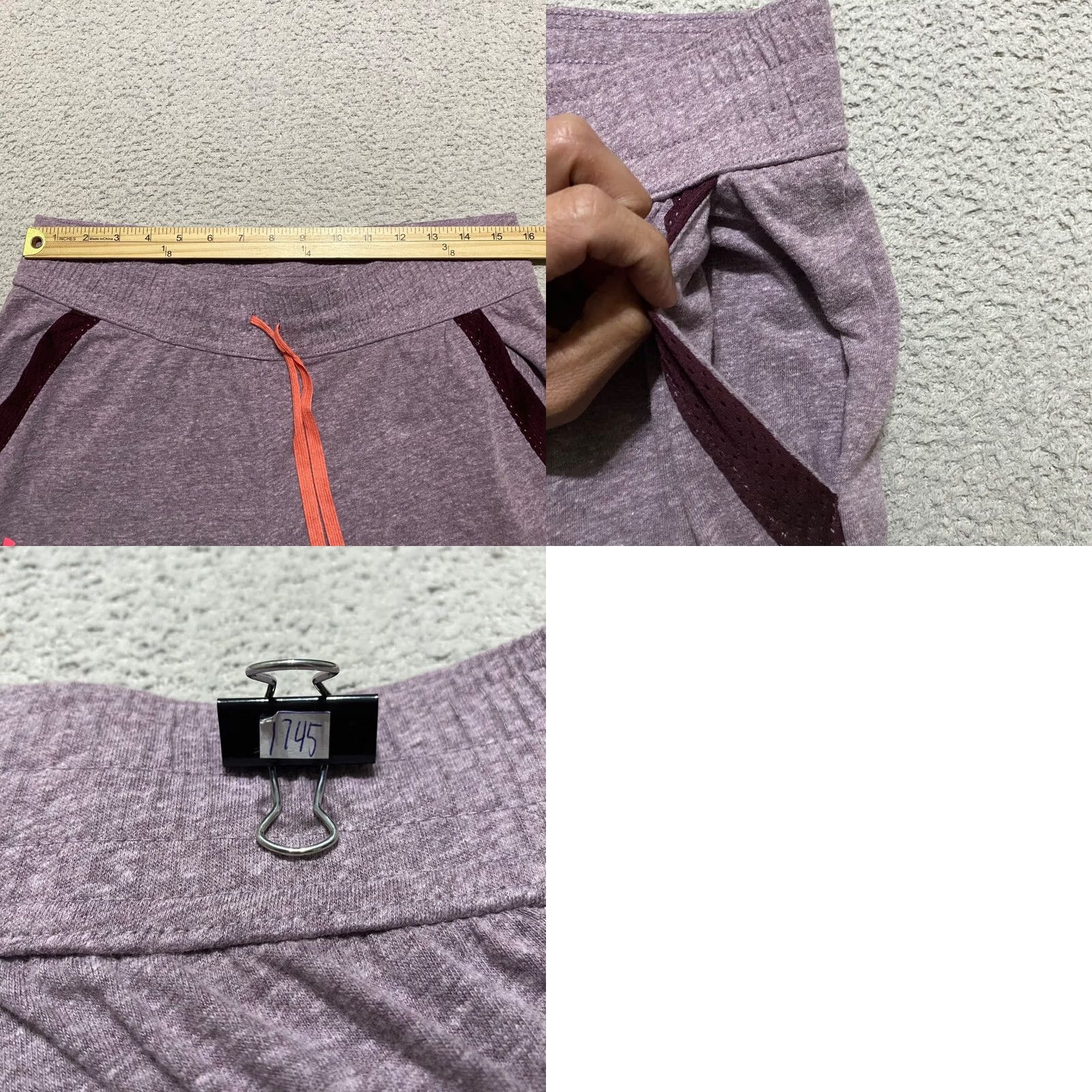 Under Armour Under armour Pants Womens L Gray Joggers Tapered Mid Rise Pockets Casual Size 36" / US 14 / IT 50 - 8 Thumbnail