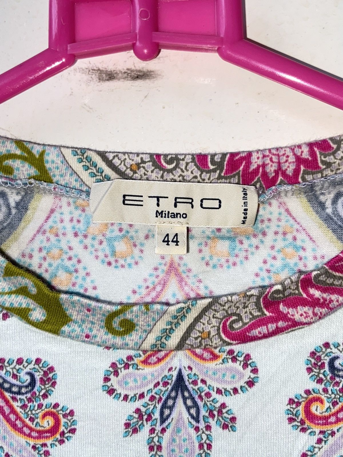 Designer × Etro ETRO Patterned T-Shirt Size S / US 4 / IT 40 - 10 Thumbnail