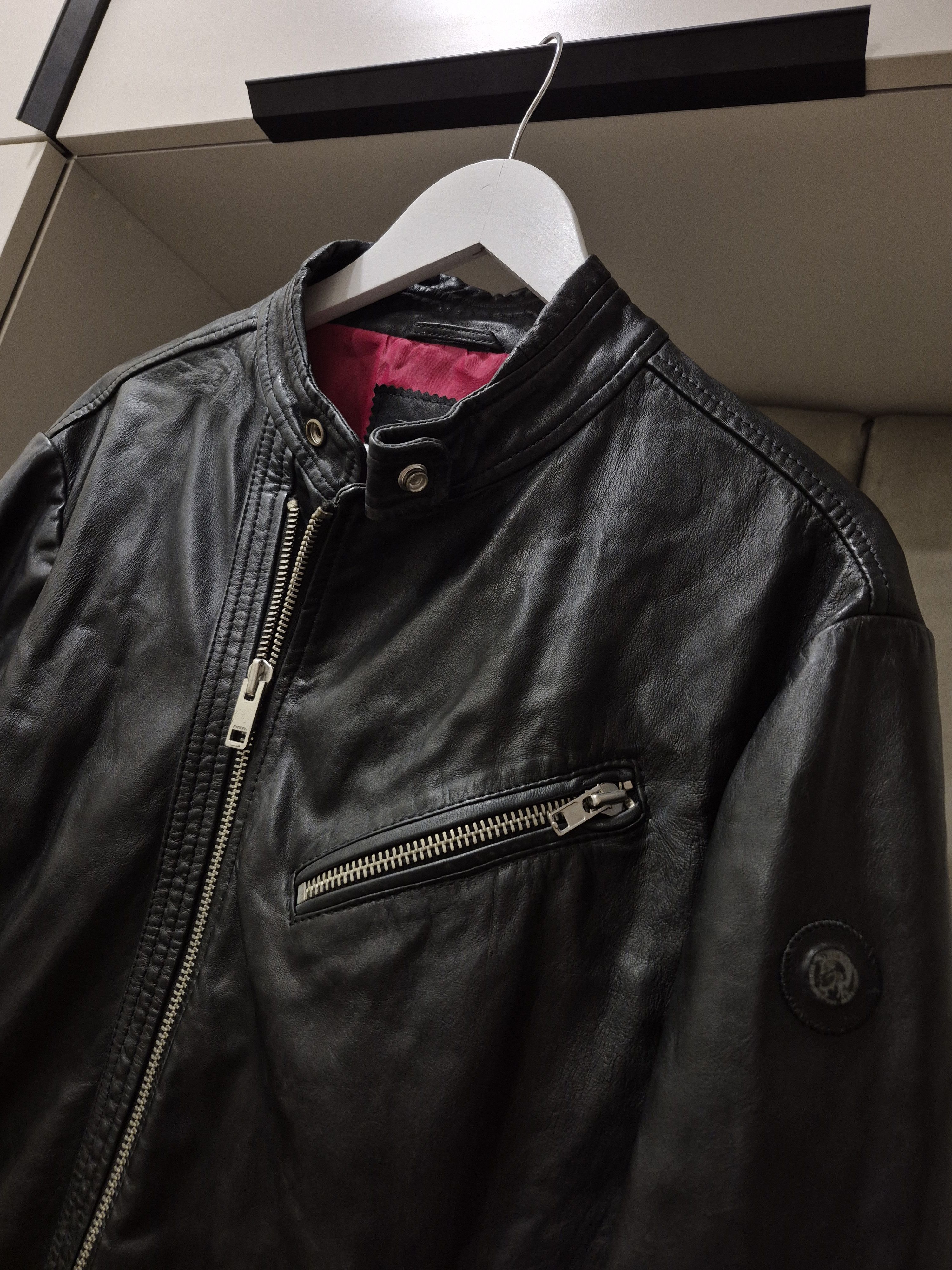 Diesel Diesel biker style leather jacket Size US L / EU 52-54 / 3 - 4 Thumbnail