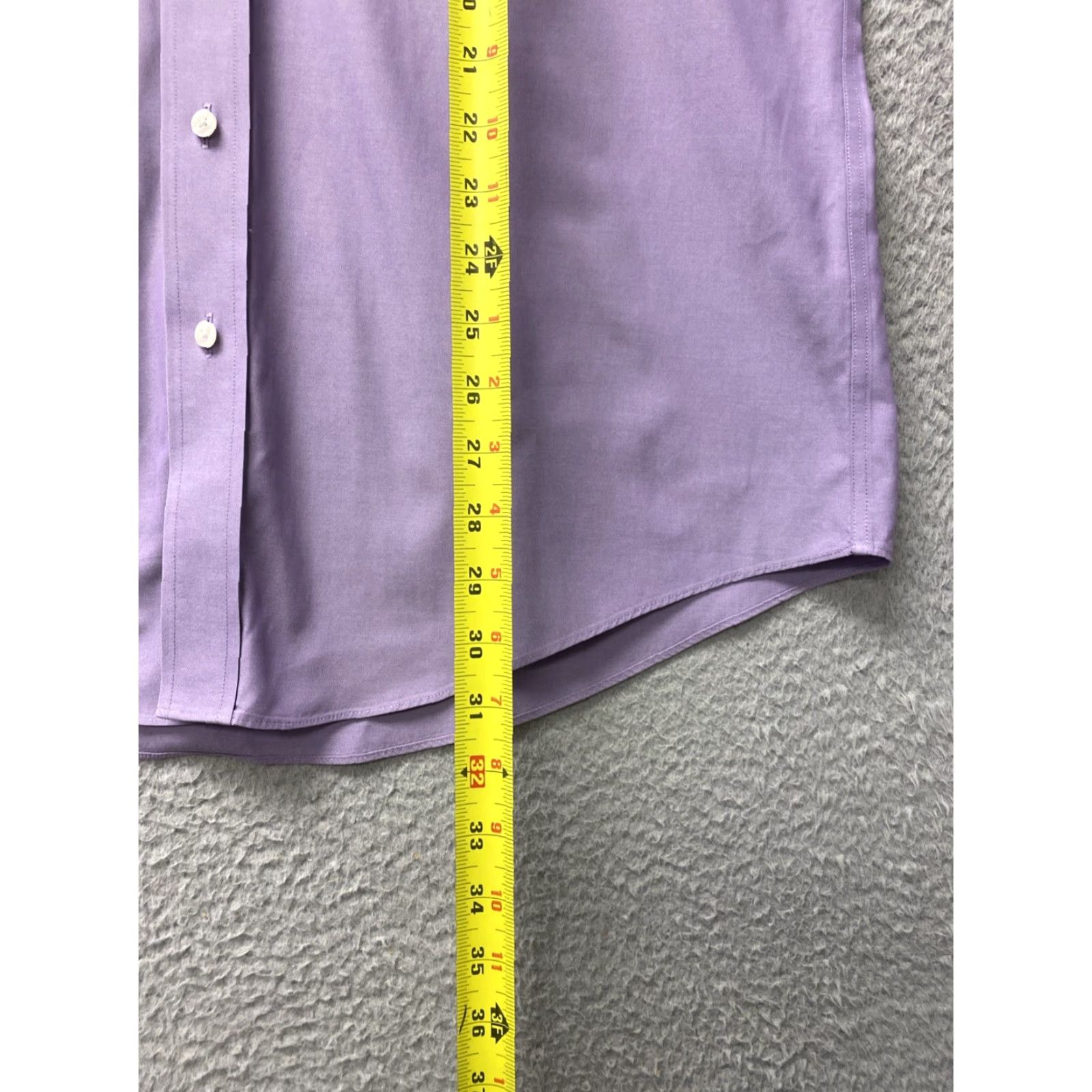 Enro Enro Fashion Knits Shirt 15.5 32/33 Purple Lavender Cotton Medium 162-6 / 33/32 Size M Button-Front Long Sleeve Vintage Original Disco Casual Jeans? Size US M / EU 48-50 / 2 - 7 Thumbnail