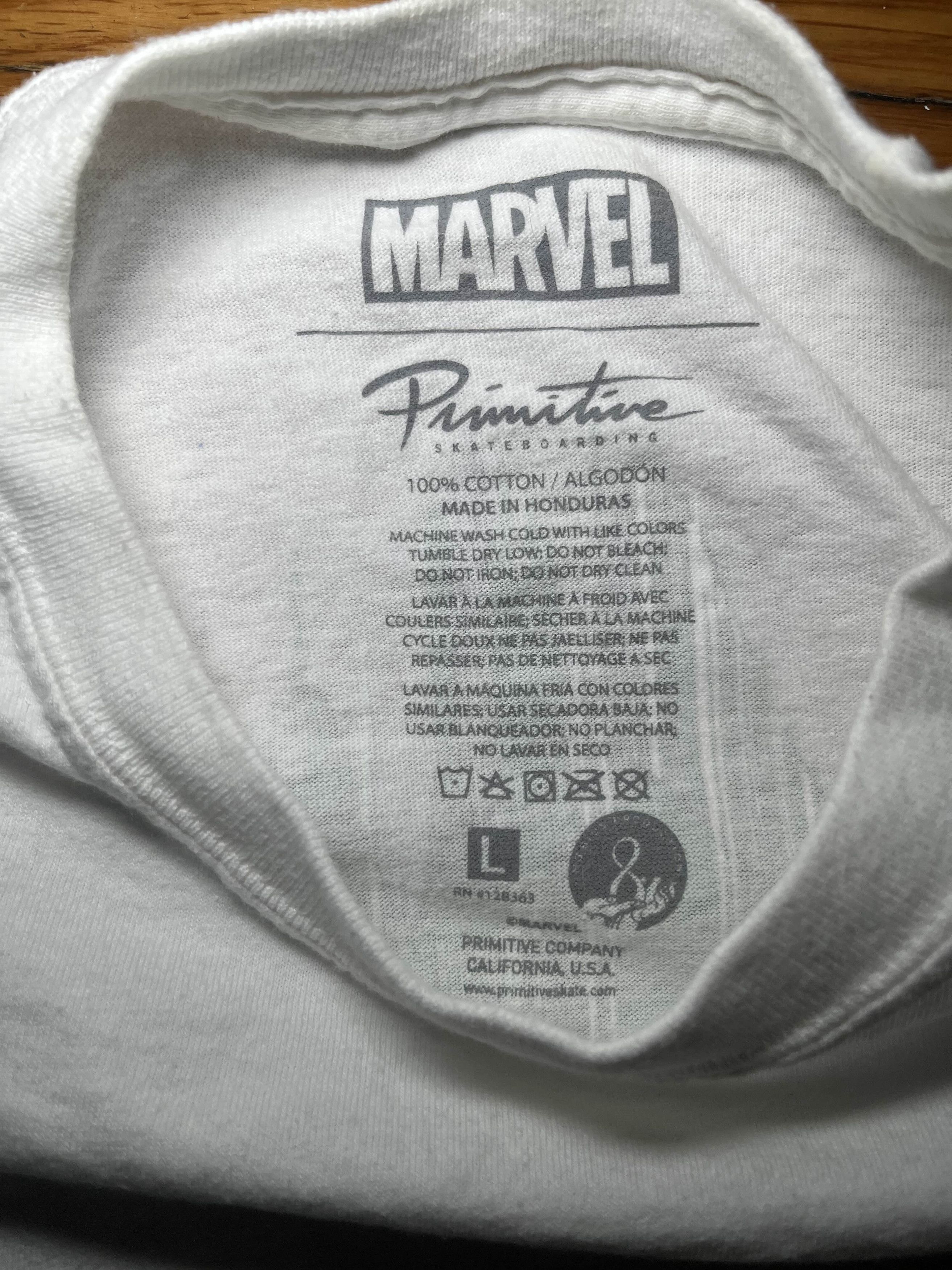 Marvel Comics × Primitive Dr Doom white Primitive Marvel Short Sleeve T-Shirt Size US L / EU 52-54 / 3 - 5 Thumbnail