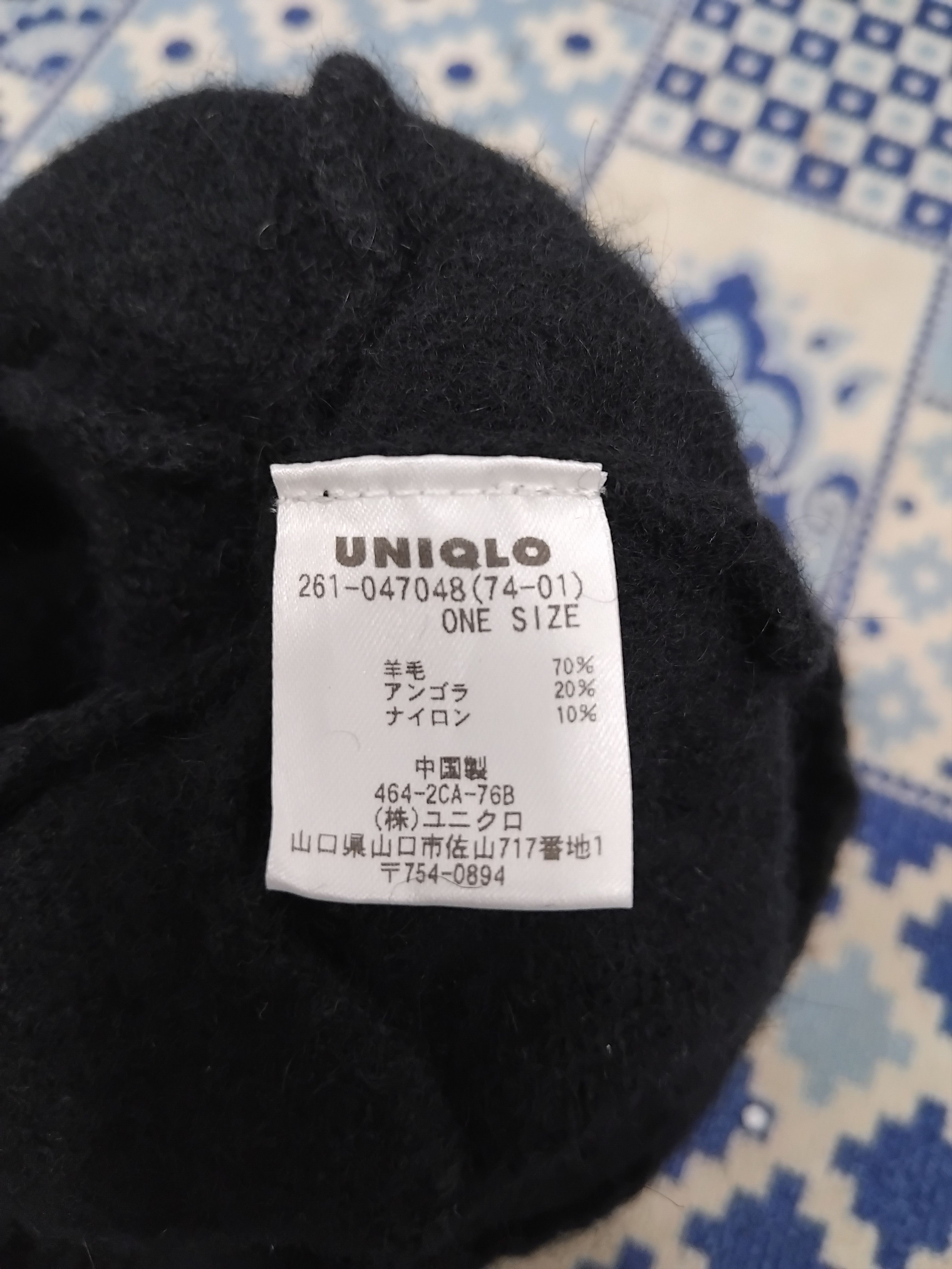 Japanese Brand 💥Uniqlo Japanese brand black colour beanie hat Size ONE SIZE - 2 Thumbnail