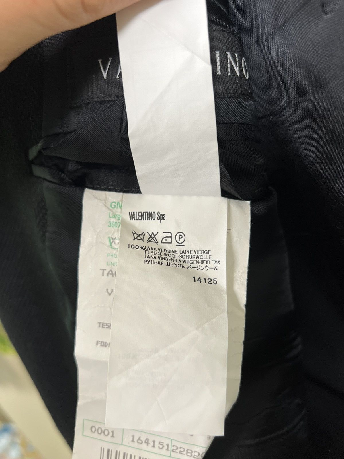 Valentino Woven Black Valentino Blazer Size 42R - 15 Thumbnail