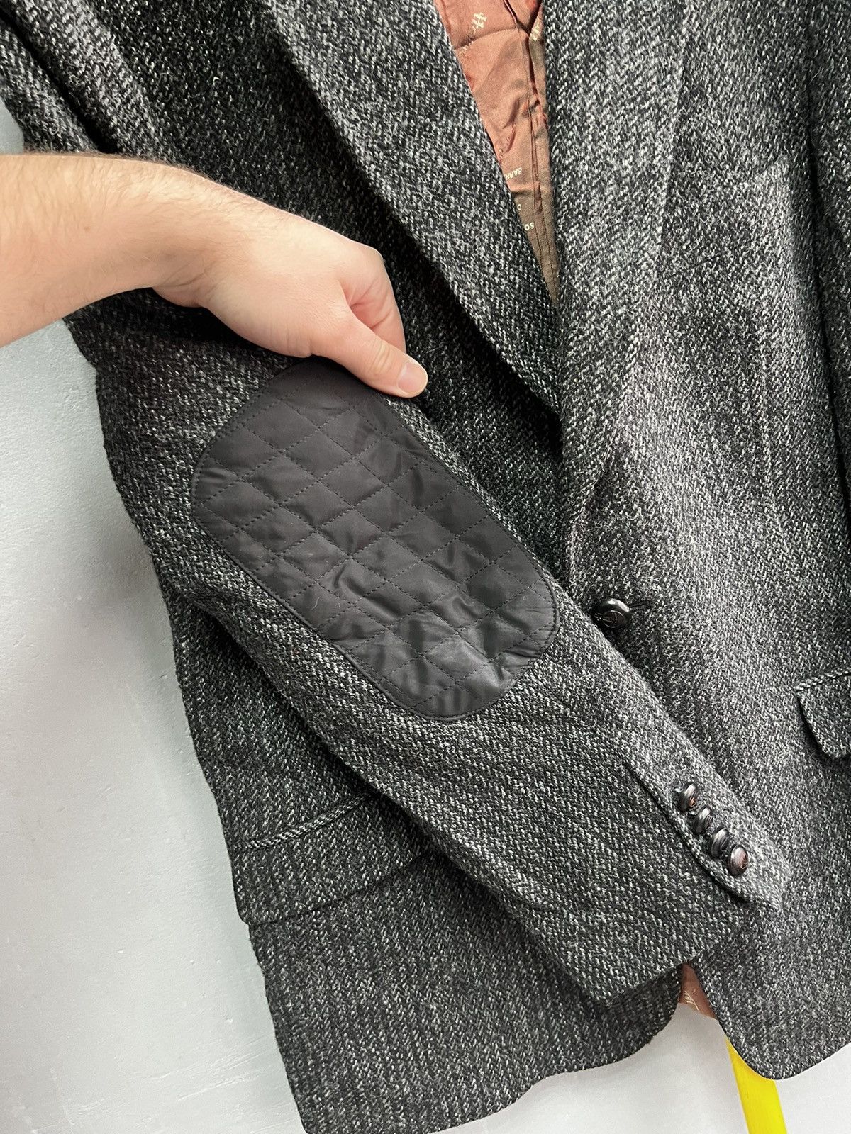 Harris Tweed × Vintage Harris Tweeted x Barutti blazer jacket Size 42R - 8 Thumbnail
