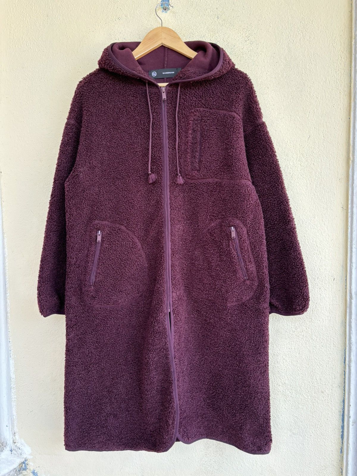 Undercover Gu X Undercover Hooded Sherpa Fleece Long Jacket Size US S / EU 44-46 / 1 - 1 Thumbnail