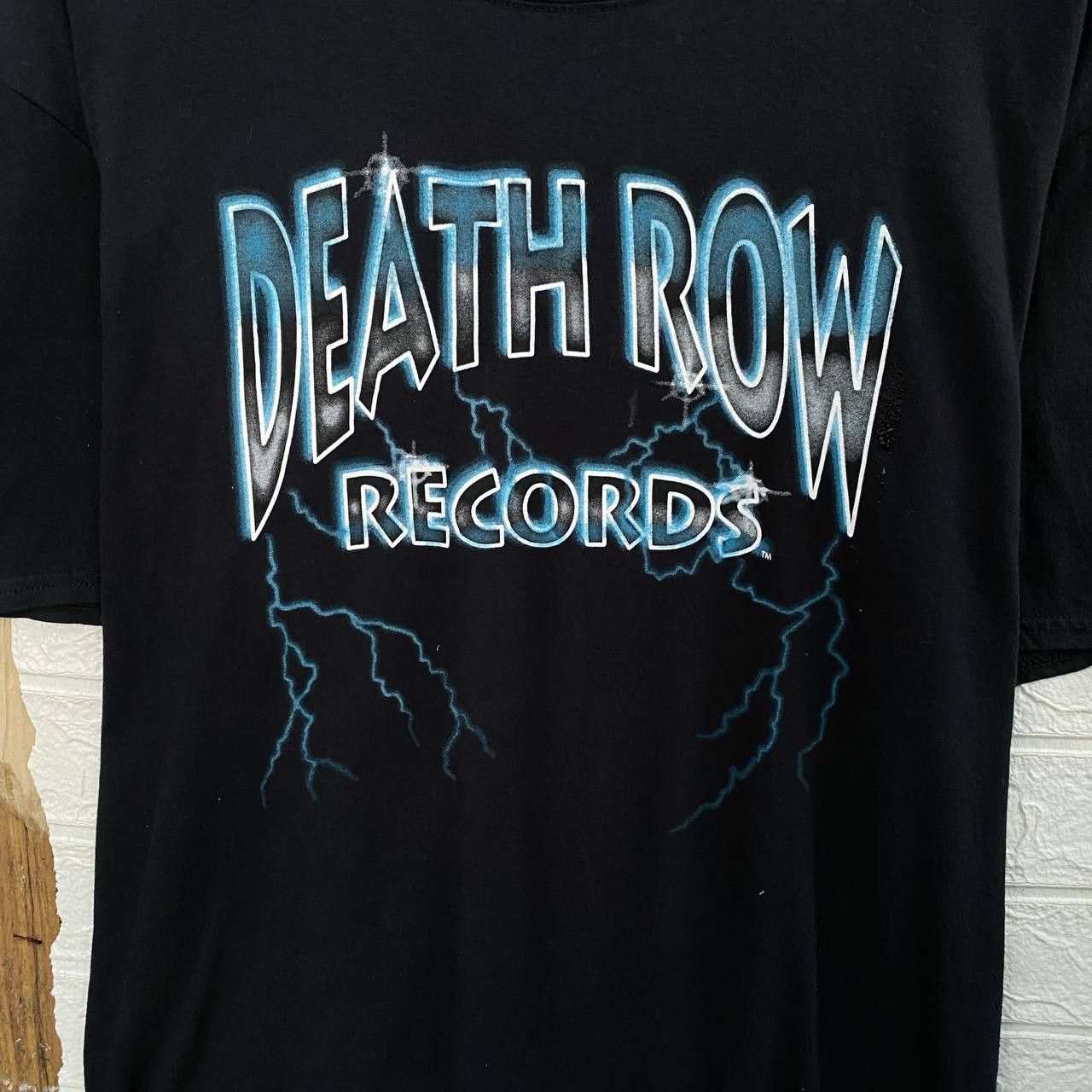 Death Row Records × Rap Tees Death Row Records Thunder Tee Size US XL / EU 56 / 4 - 2 Thumbnail
