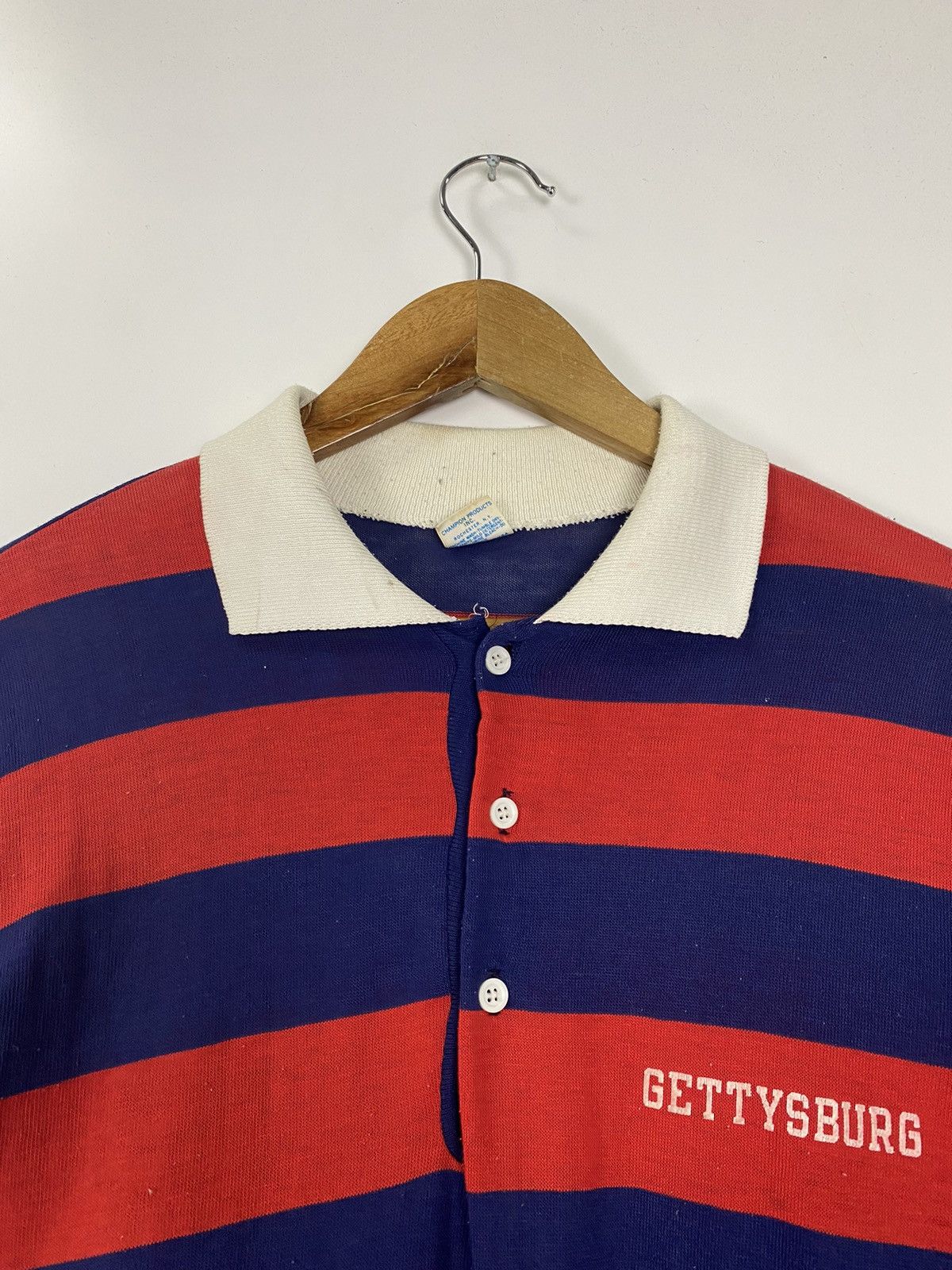 Champion × Vintage Vintage 80’s Champion Made USA polo Size US M / EU 48-50 / 2 - 7 Thumbnail