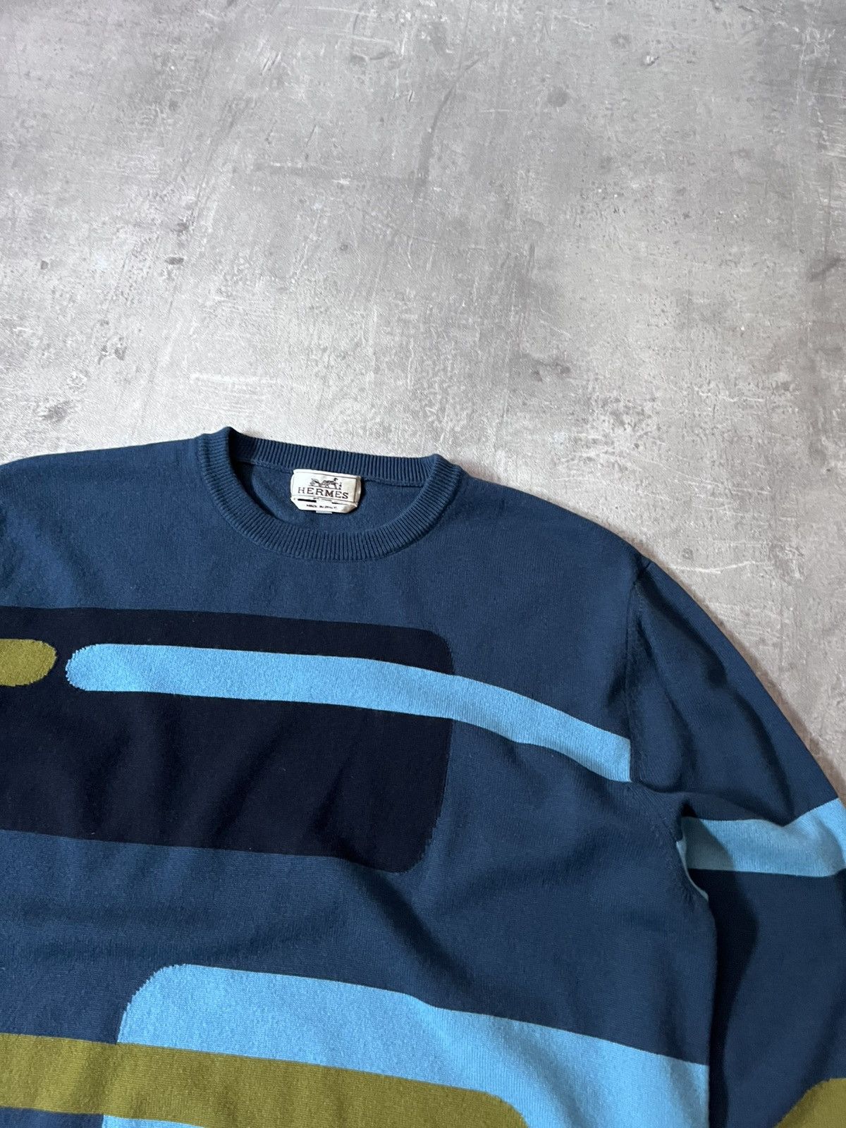 Hermes Hermes A/W 2018 wool multicolor sweater Size US XL / EU 56 / 4 - 5 Thumbnail