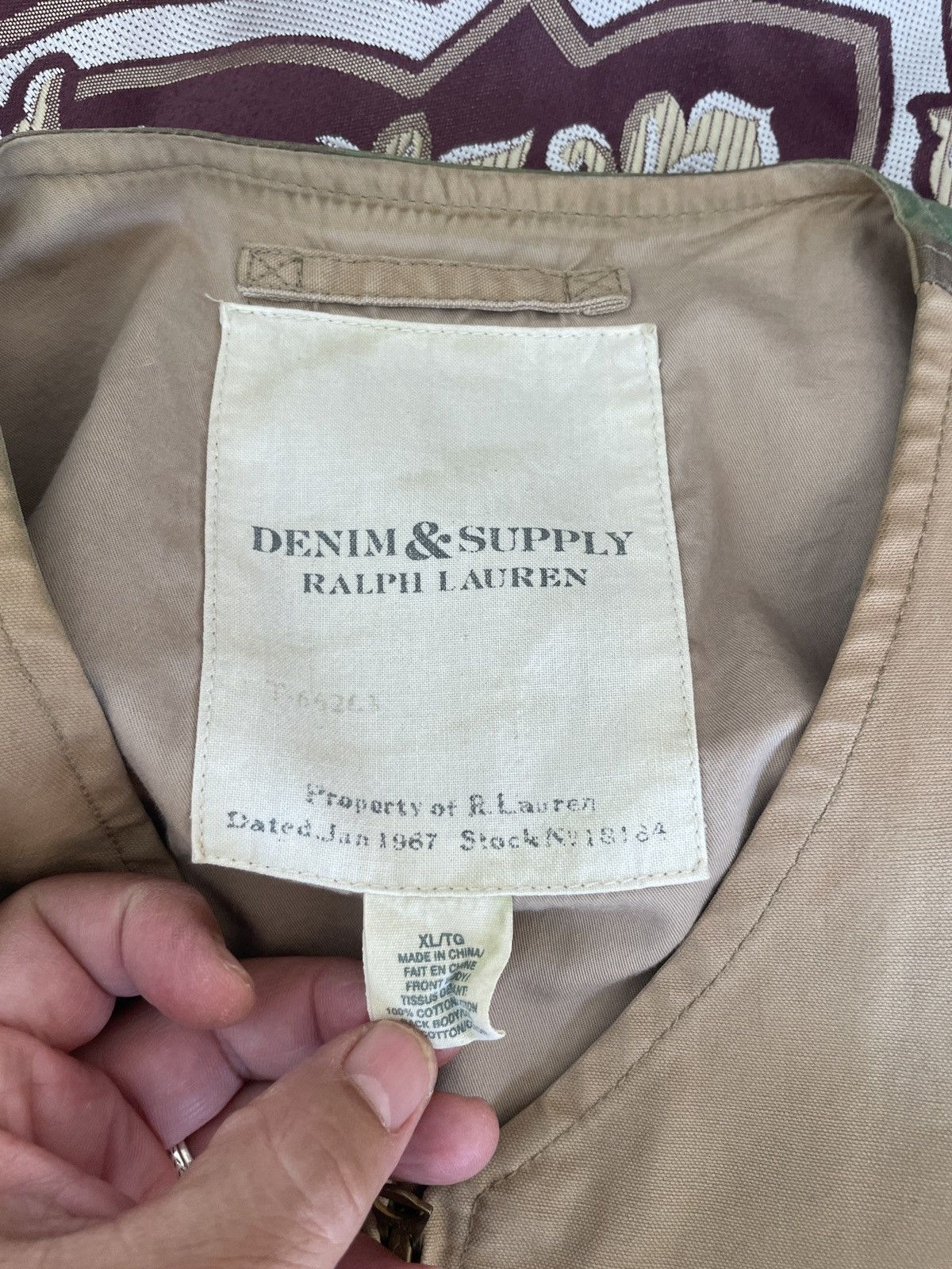 Denim & Supply Ralph Lauren Camo Distressed Vest Size US XL / EU 56 / 4 - 7 Thumbnail