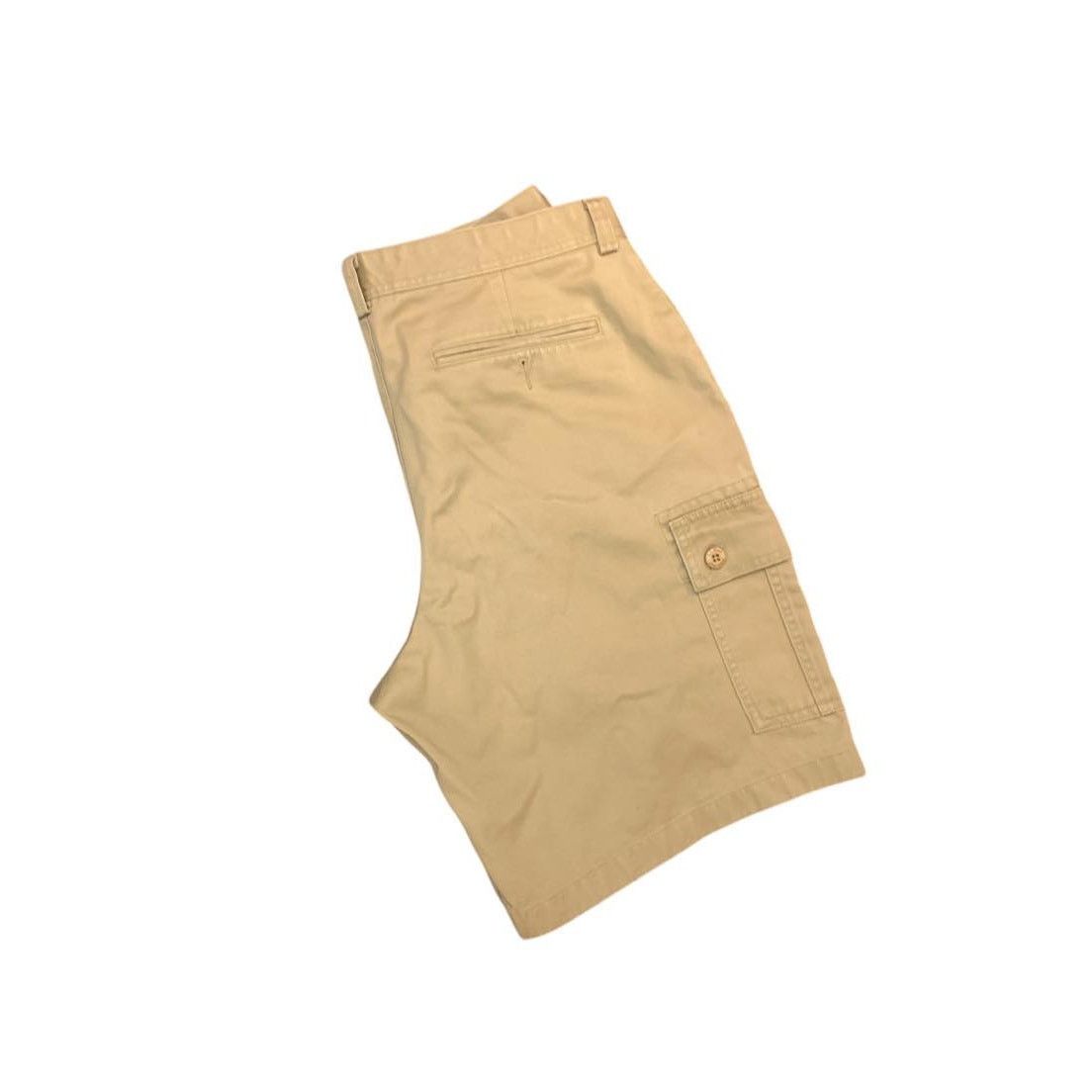 L.L. Bean Vintage LL Bean Tan Khaki Cargo Bermuda Shorts Sz 36 Cotton Size US 36 / EU 52 - 3 Thumbnail