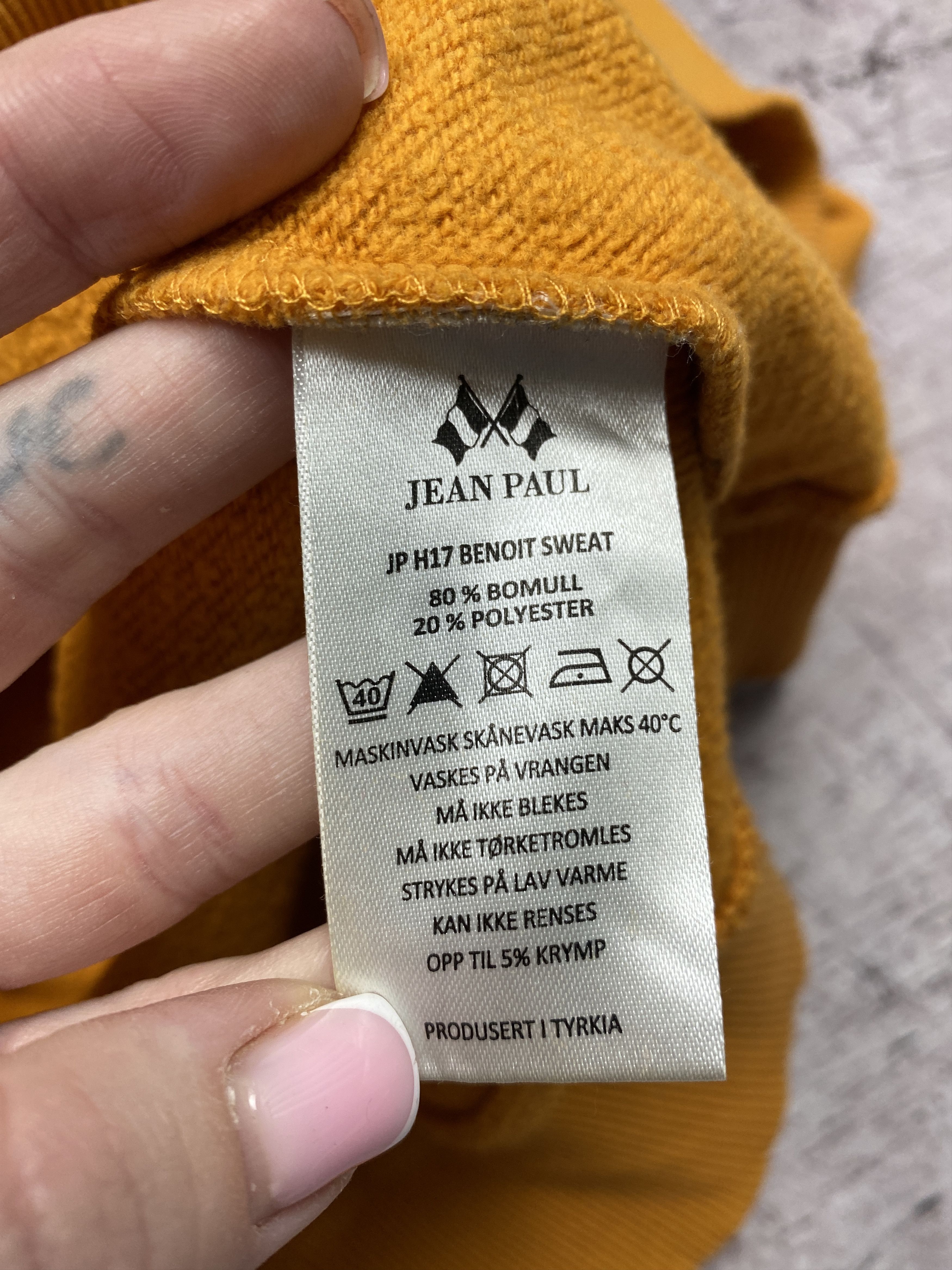 Jean Paul Gaultier × Vintage Jean Paul Vintage Mens Crew Neck Sweatshirt Size US XL / EU 56 / 4 - 7 Thumbnail