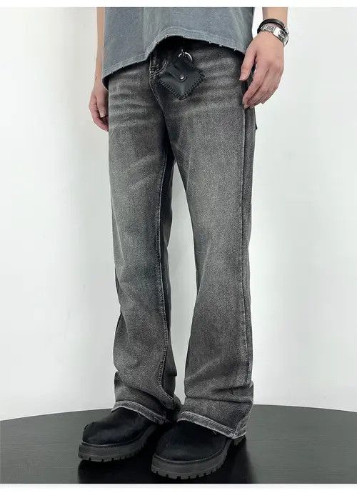 VIBE flared yuppie distressed grunge jeans Size US 28 / EU 44 - 6 Thumbnail