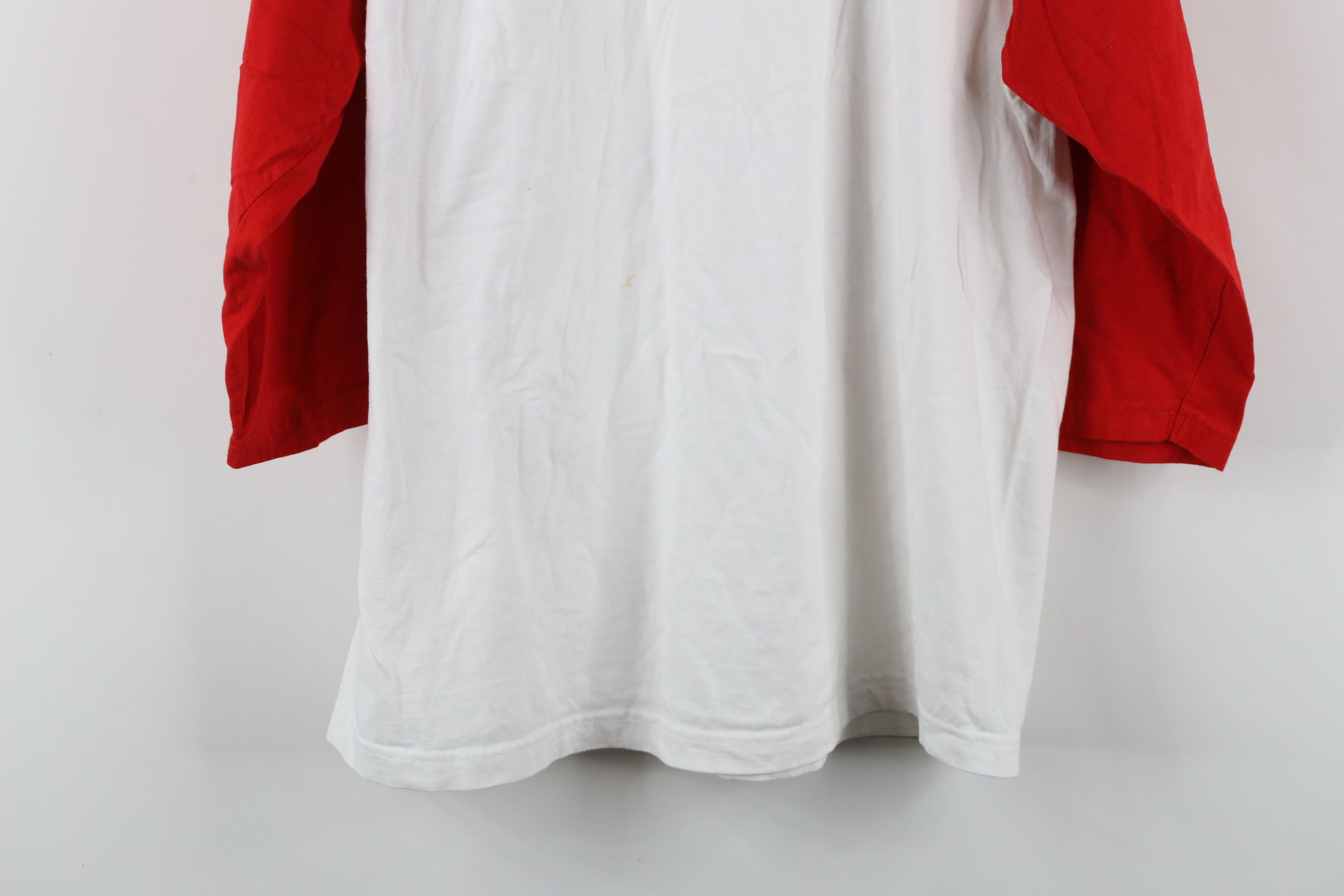 Vintage Vintage 90s Y2K Streetwear Block 3/4 Sleeve Raglan T-Shirt Size US L / EU 52-54 / 3 - 11 Thumbnail