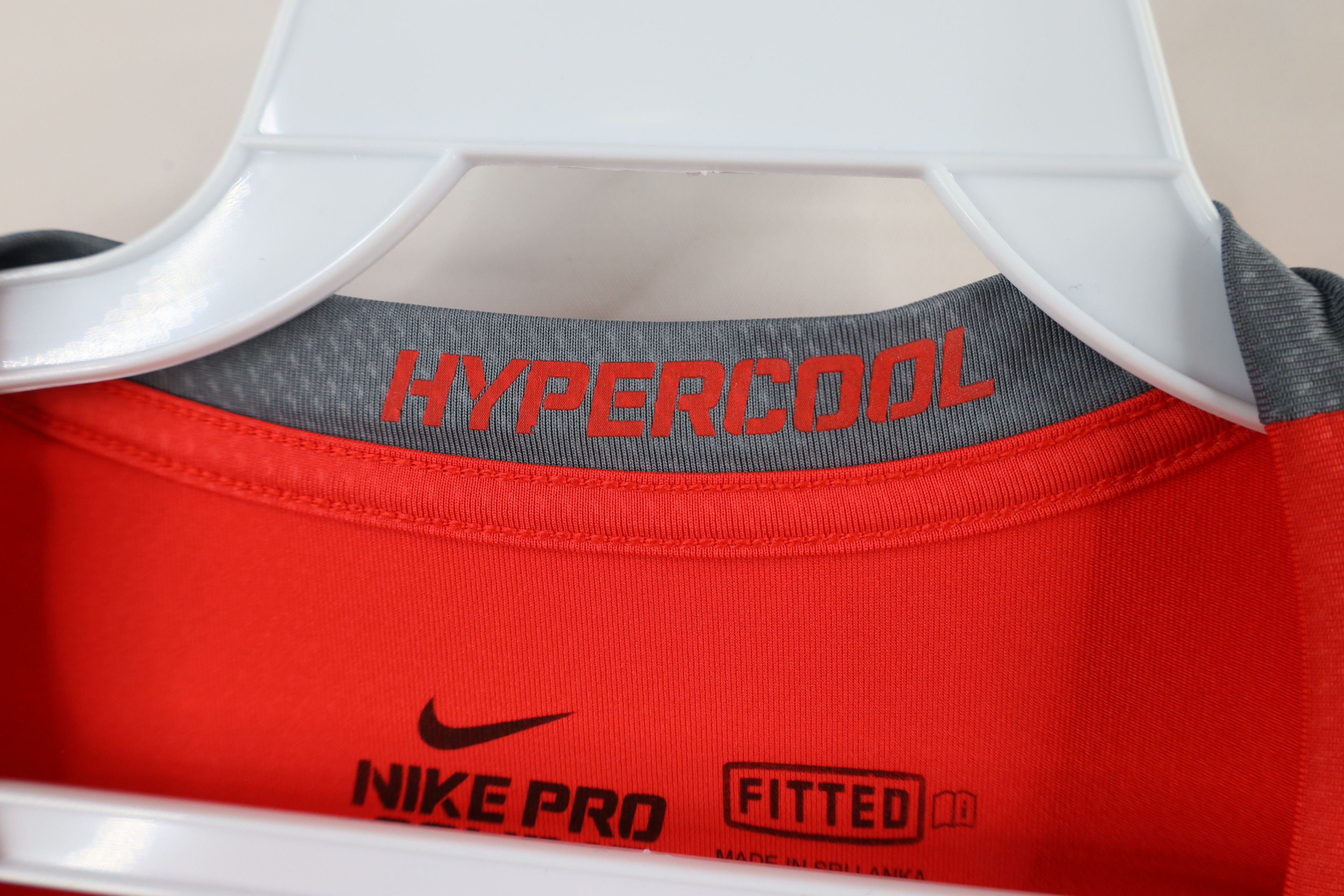 Nike × Vintage Nike Pro Combat Hypercool Training Long Sleeve T-Shirt Red Size US XL / EU 56 / 4 - 8 Thumbnail