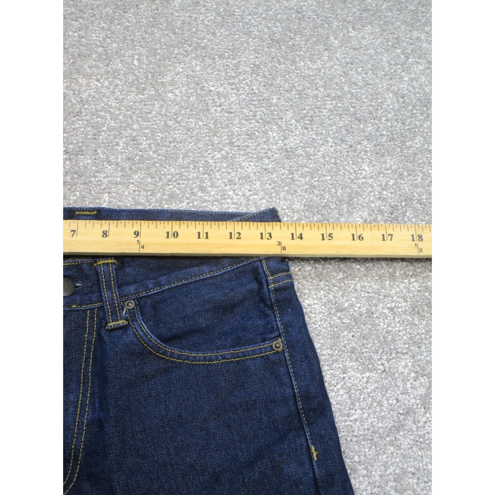 Carhartt Carhartt Jeans Mens Pontiac Denim Dark Wash 26x31 Blue Straight Regular 26 Regular Inseam 31 Mens Jeans Size US 26 / EU 42 - 6 Thumbnail